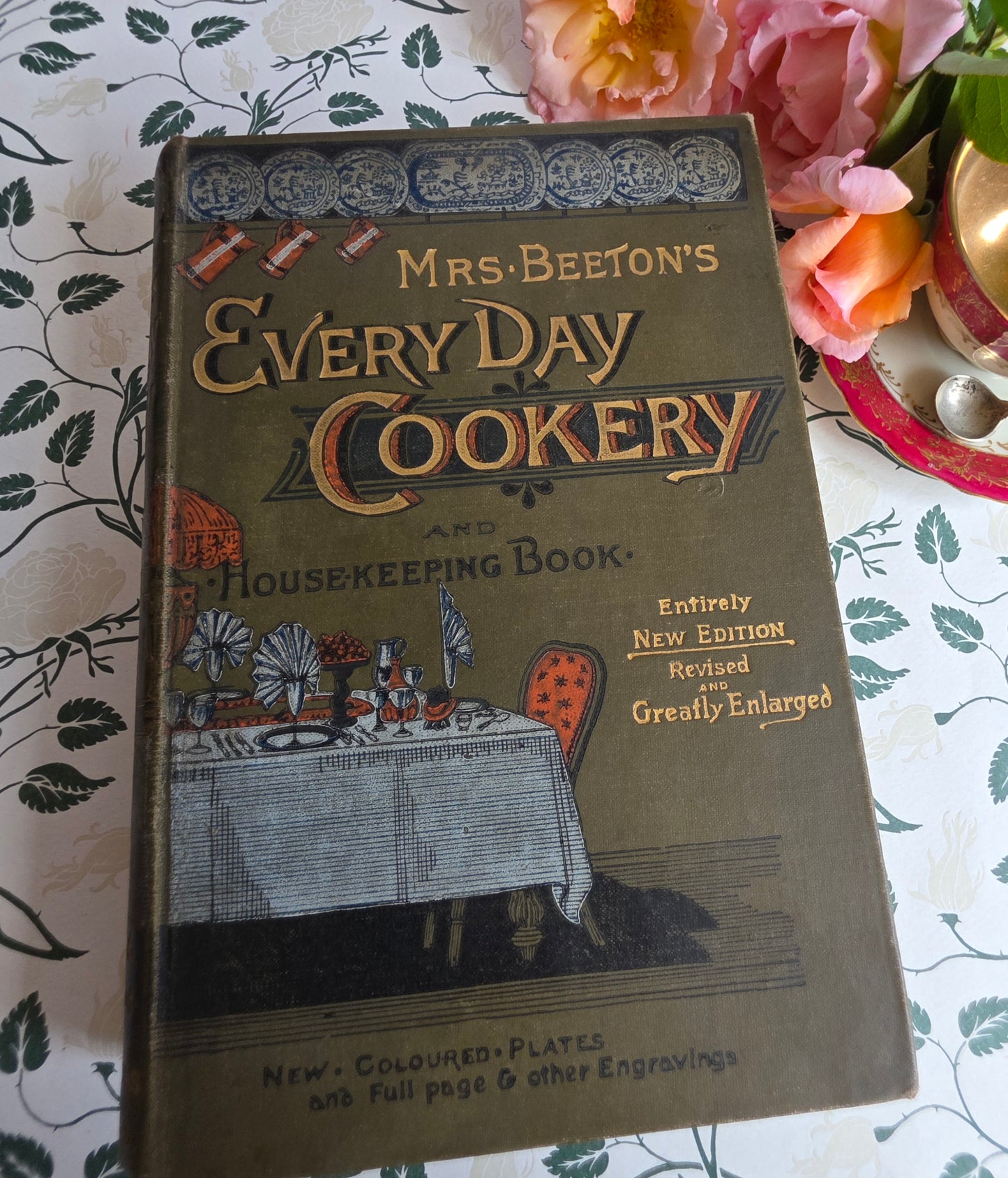 1891 Mrs Beeton's Every Day Cookery and Housekeeping Book - Illustrated Antique Book
