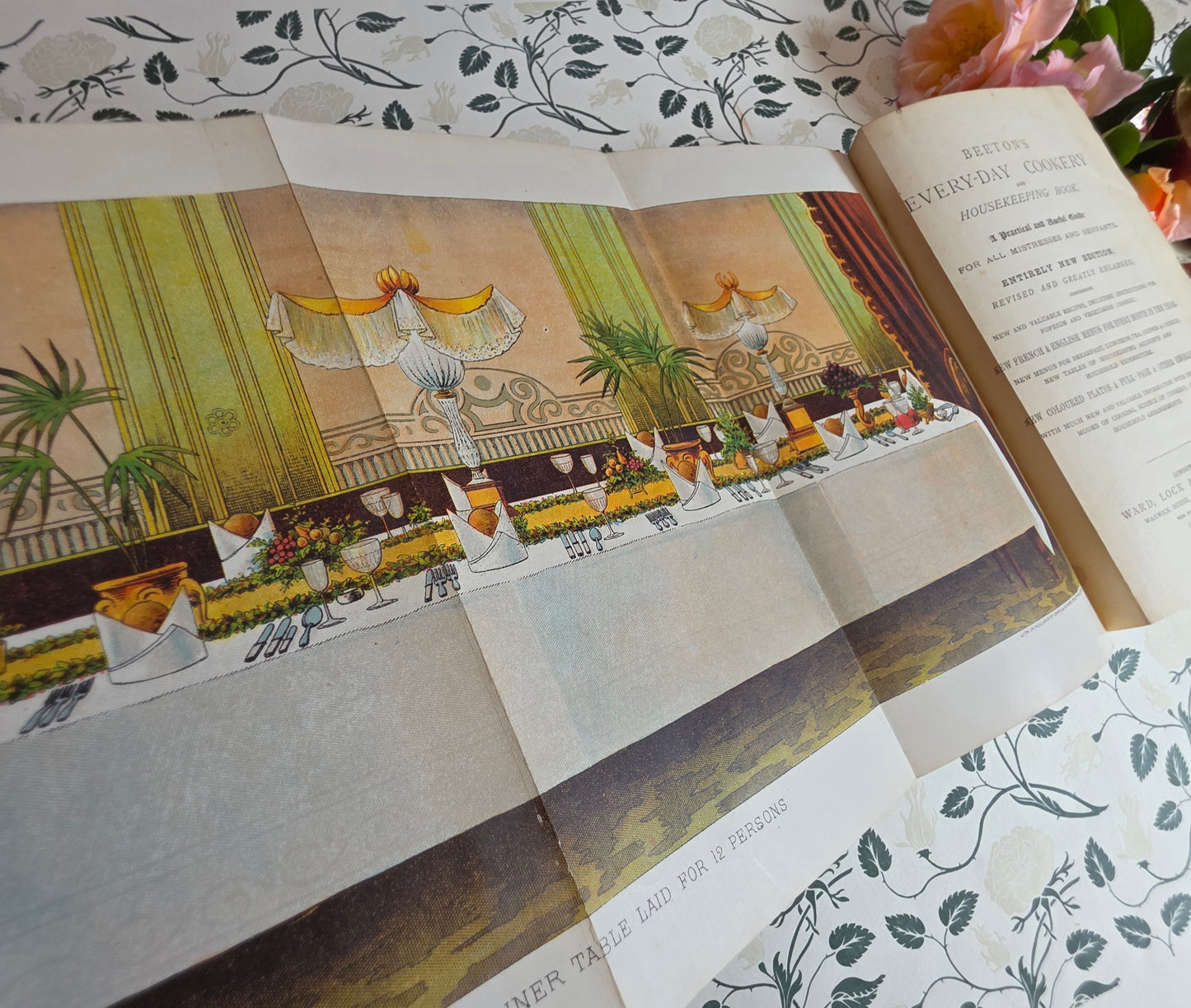 1891 Mrs Beeton's Every Day Cookery and Housekeeping Book - Illustrated Antique Book