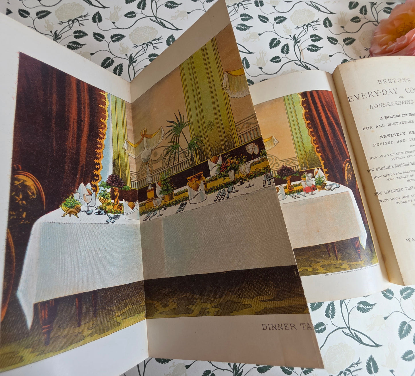 1891 Mrs Beeton's Every Day Cookery and Housekeeping Book - Illustrated Antique Book