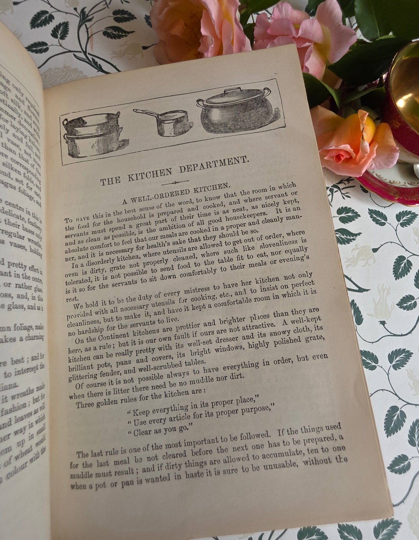 1891 Mrs Beeton's Every Day Cookery and Housekeeping Book - Illustrated Antique Book