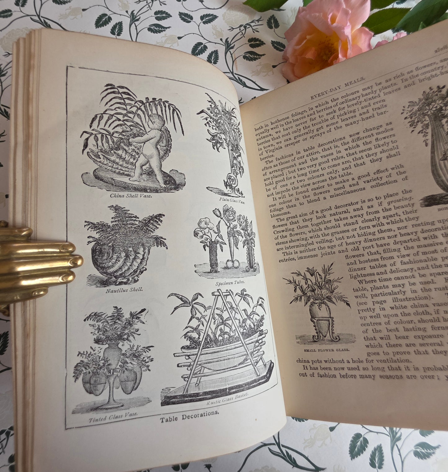 1891 Mrs Beeton's Every Day Cookery and Housekeeping Book - Illustrated Antique Book
