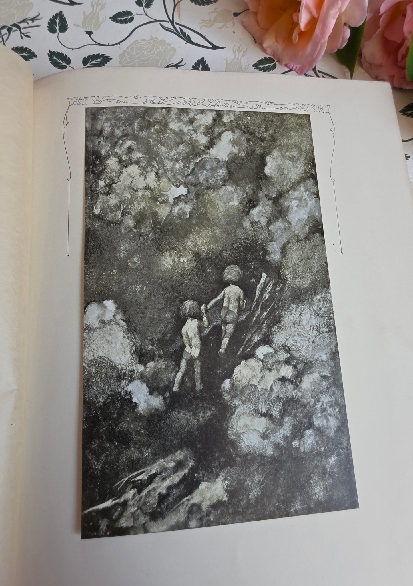 1911 The Sensitive Plant by Percy Bysshe Shelley - Deluxe Full Vellum Antique Book - Illustrated