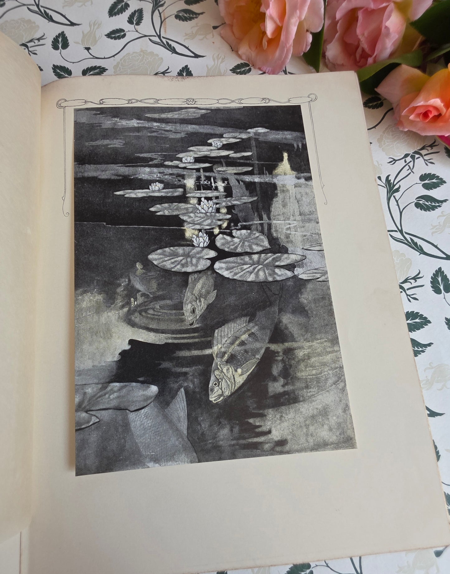 1911 The Sensitive Plant by Percy Bysshe Shelley - Deluxe Full Vellum Antique Book - Illustrated
