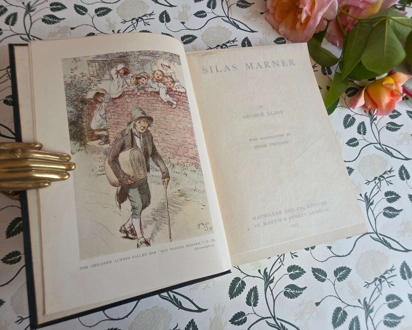 1907 Silas Marner by George Eliot : Illustrated Antique Edition in the Cranford Series