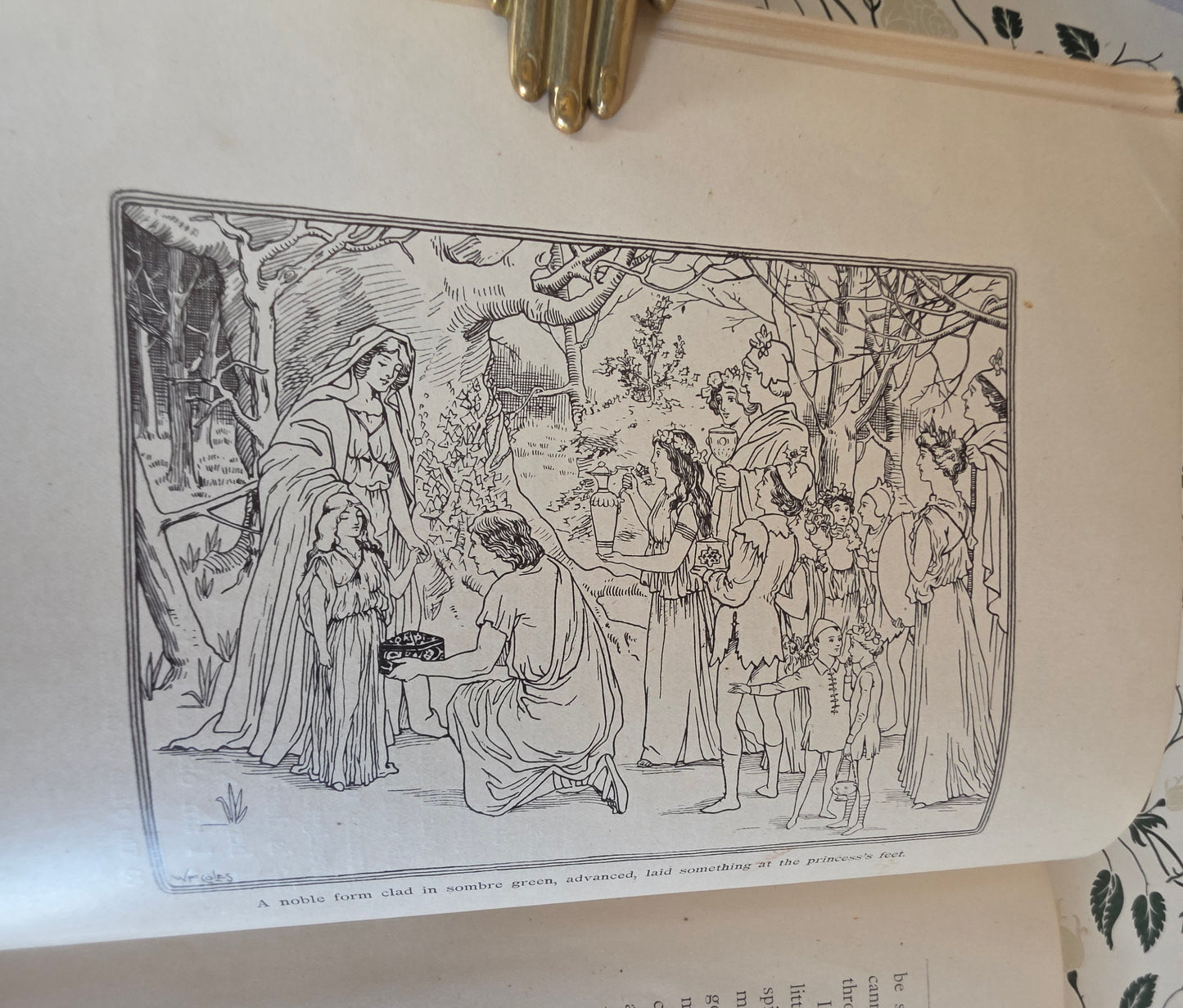RARE 1902 The White Prince of the Stolen Roses - A Story of Flowerland by Kate Stanway - Illustrated Antique Book