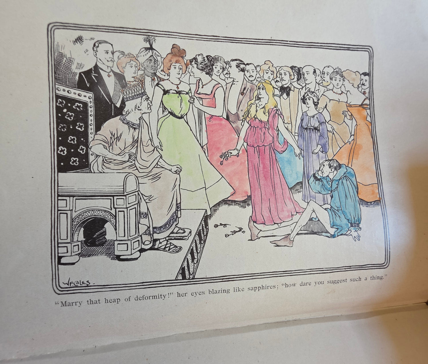 RARE 1902 The White Prince of the Stolen Roses - A Story of Flowerland by Kate Stanway - Illustrated Antique Book