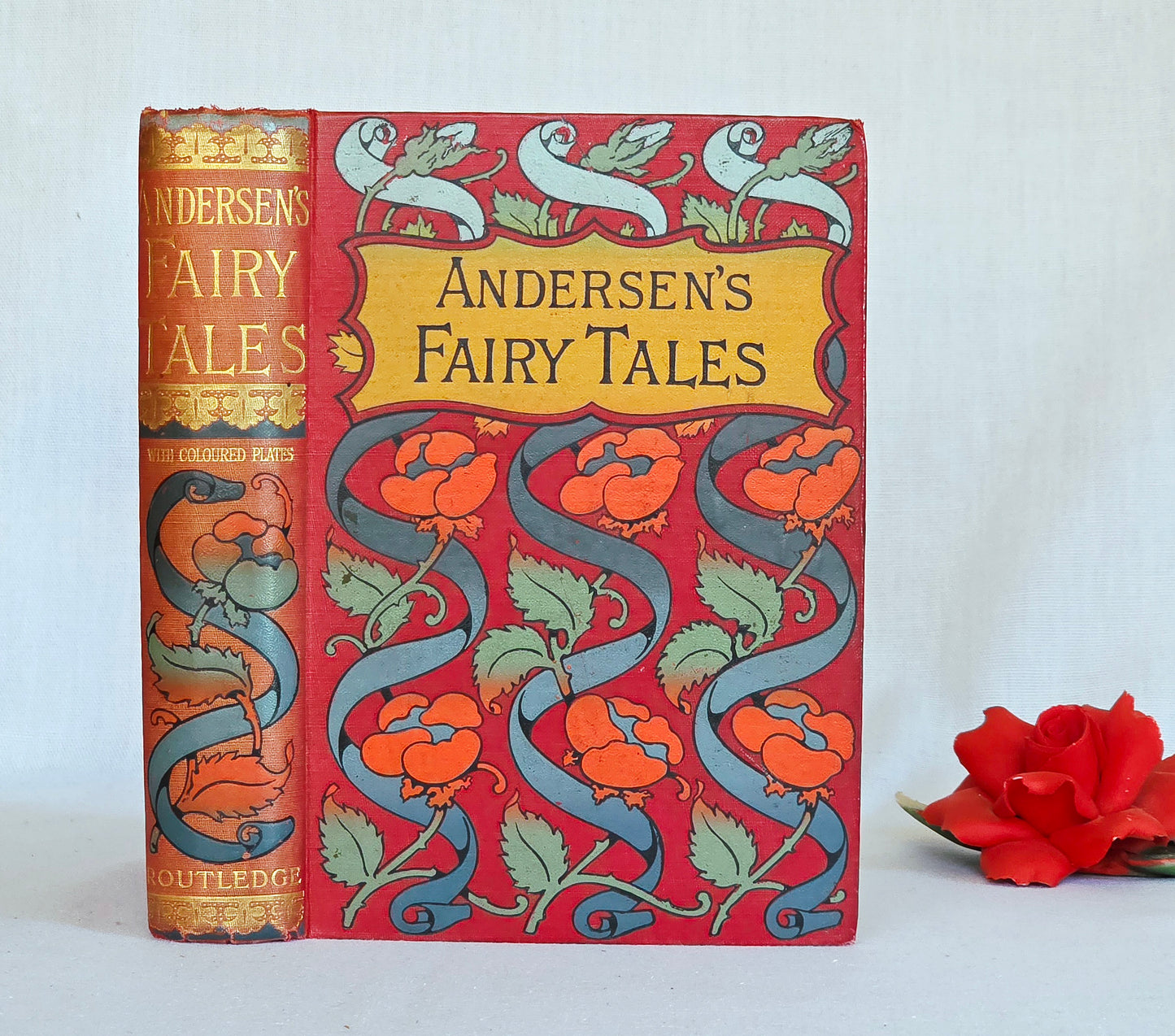 1880s Fairy Tales and Stories by Hans Christian Andersen - Illustrated Antique Book