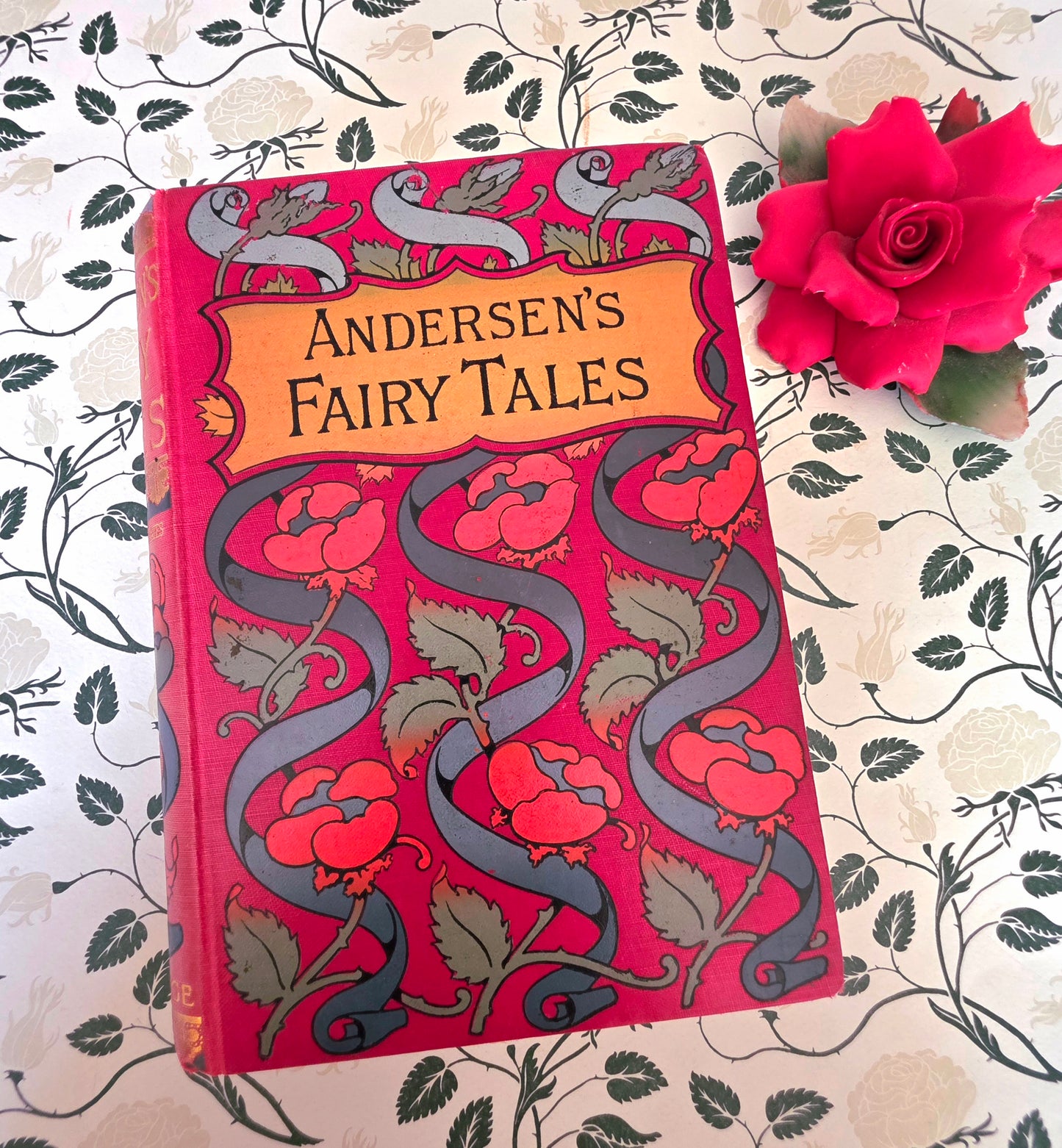 1880s Fairy Tales and Stories by Hans Christian Andersen - Illustrated Antique Book