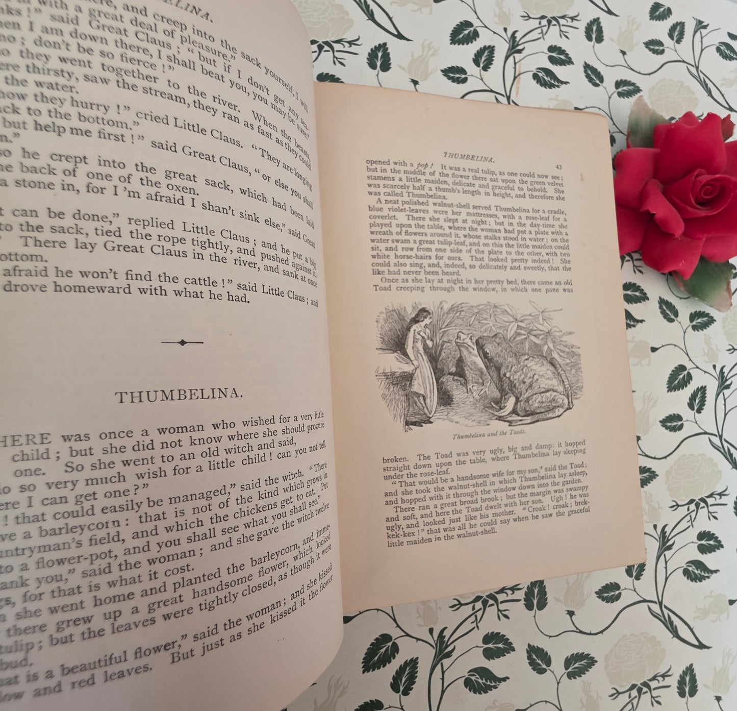 1880s Fairy Tales and Stories by Hans Christian Andersen - Illustrated Antique Book