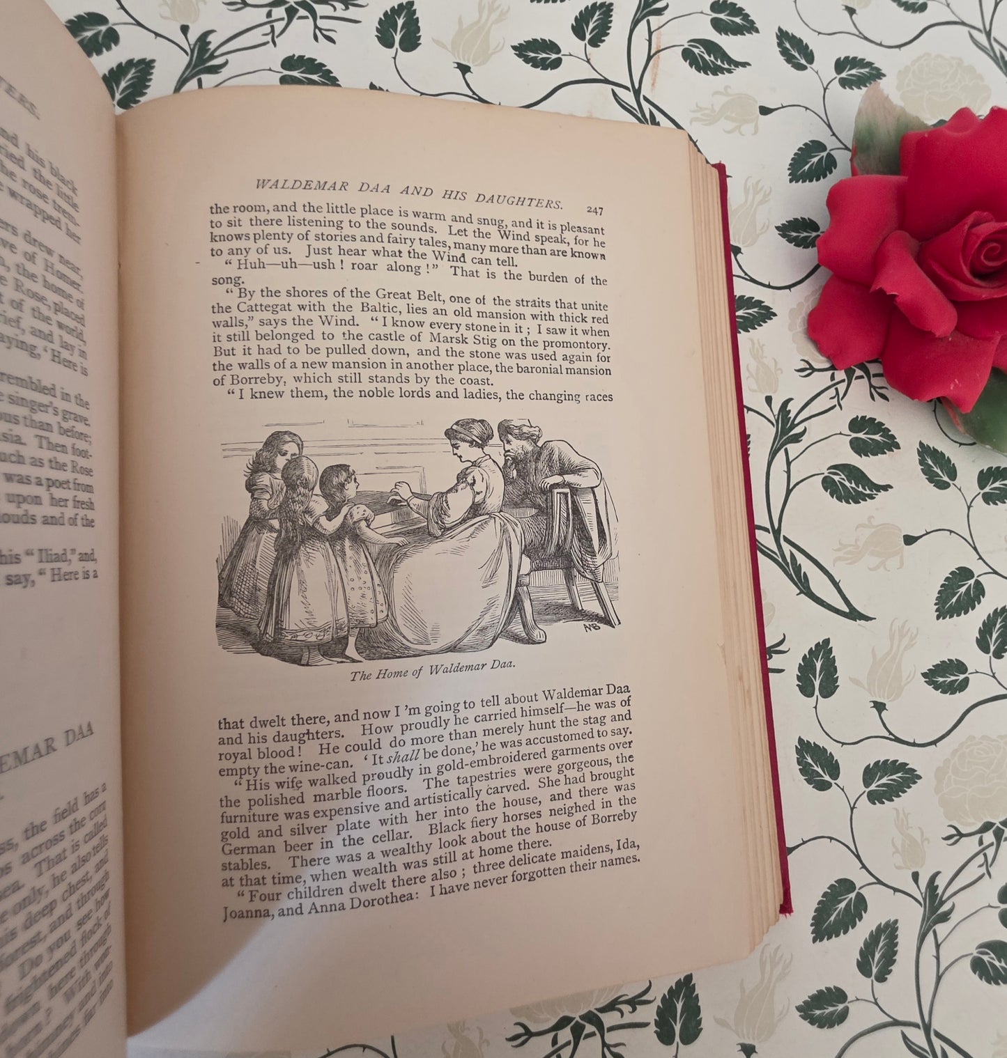 1880s Fairy Tales and Stories by Hans Christian Andersen - Illustrated Antique Book
