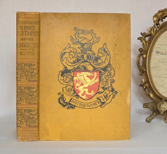 1926 The Story of King Arthur and His Knights - Richly Illustrated Antique Book