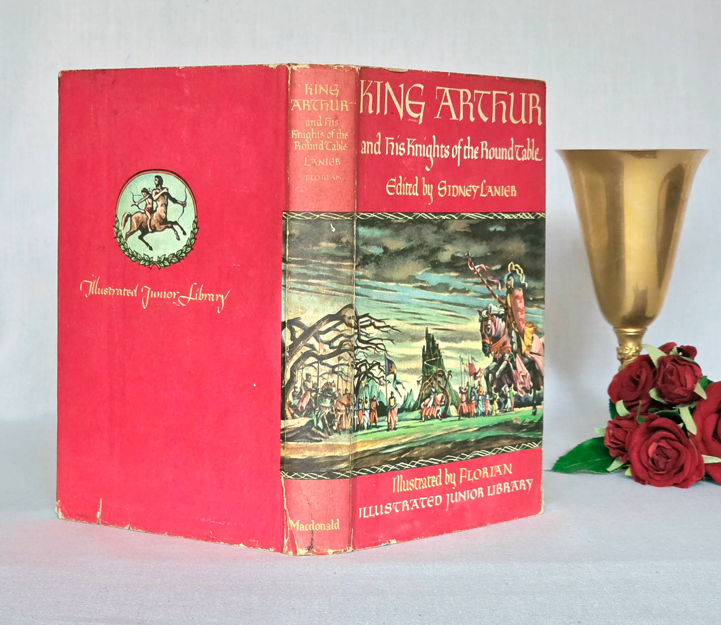 1950 King Arthur and His Knights of the Round Table - Illustrated Vintage Book