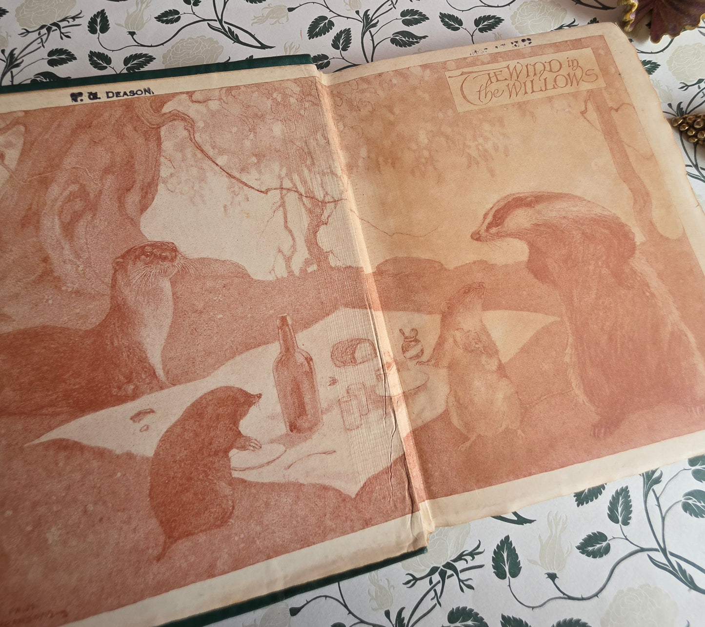 1913 The Wind in the Willows by Kenneth Grahame - First Illustrated Edition