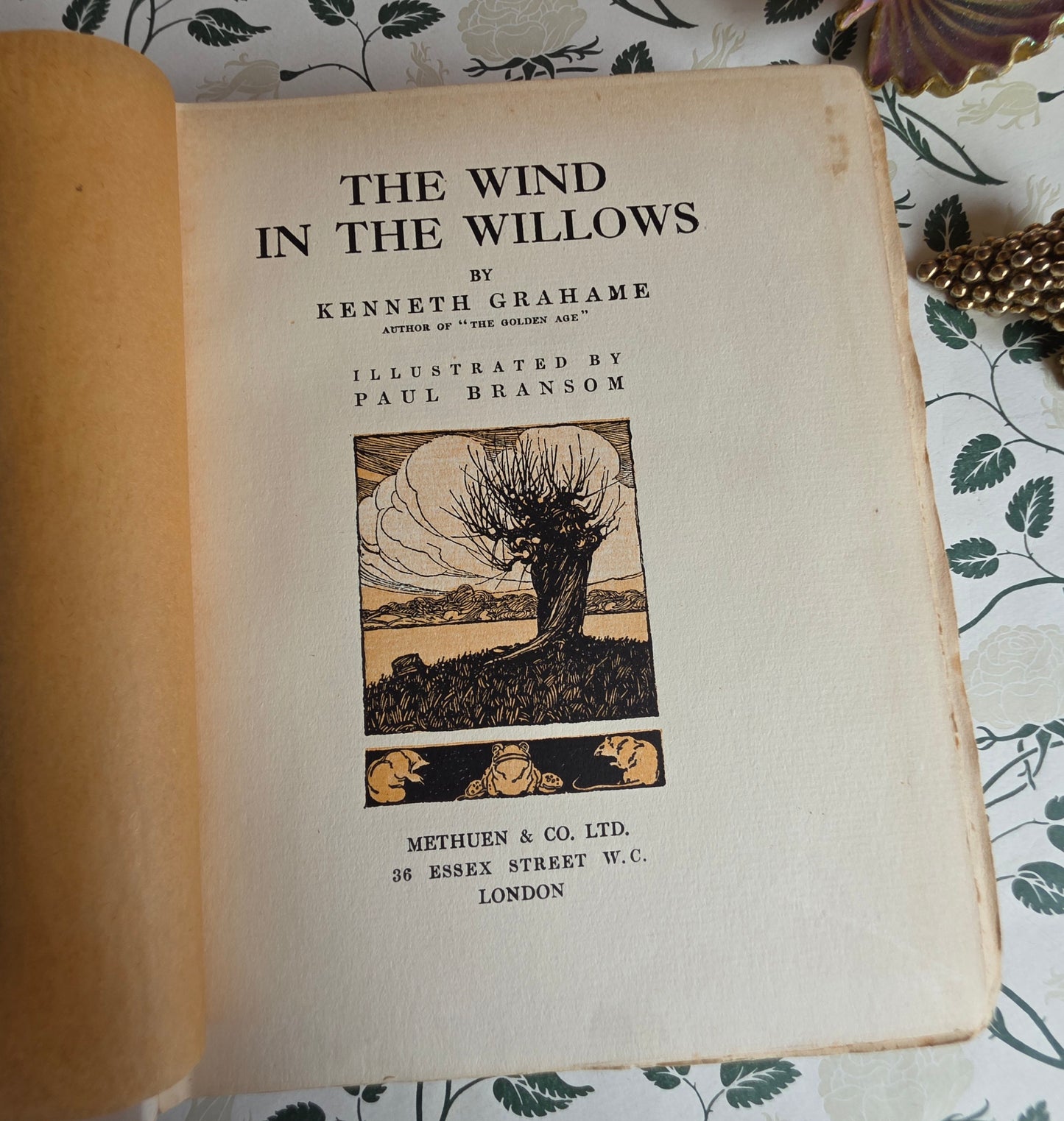 1913 The Wind in the Willows by Kenneth Grahame - First Illustrated Edition