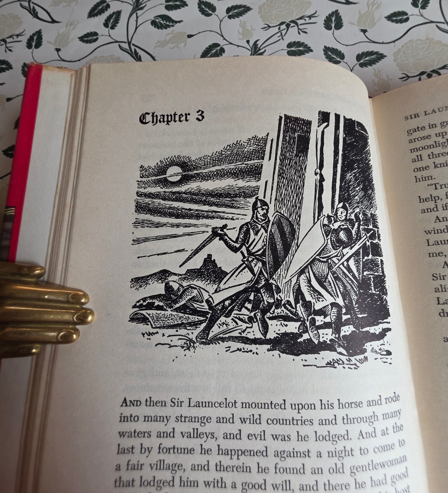 1950 King Arthur and His Knights of the Round Table - Illustrated Vintage Book