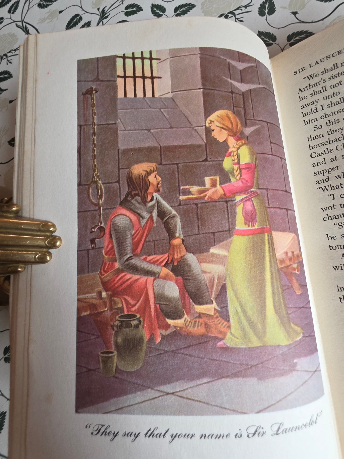 1950 King Arthur and His Knights of the Round Table - Illustrated Vintage Book