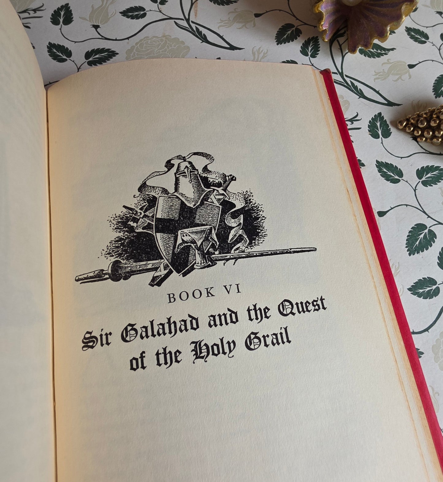 1950 King Arthur and His Knights of the Round Table - Illustrated Vintage Book