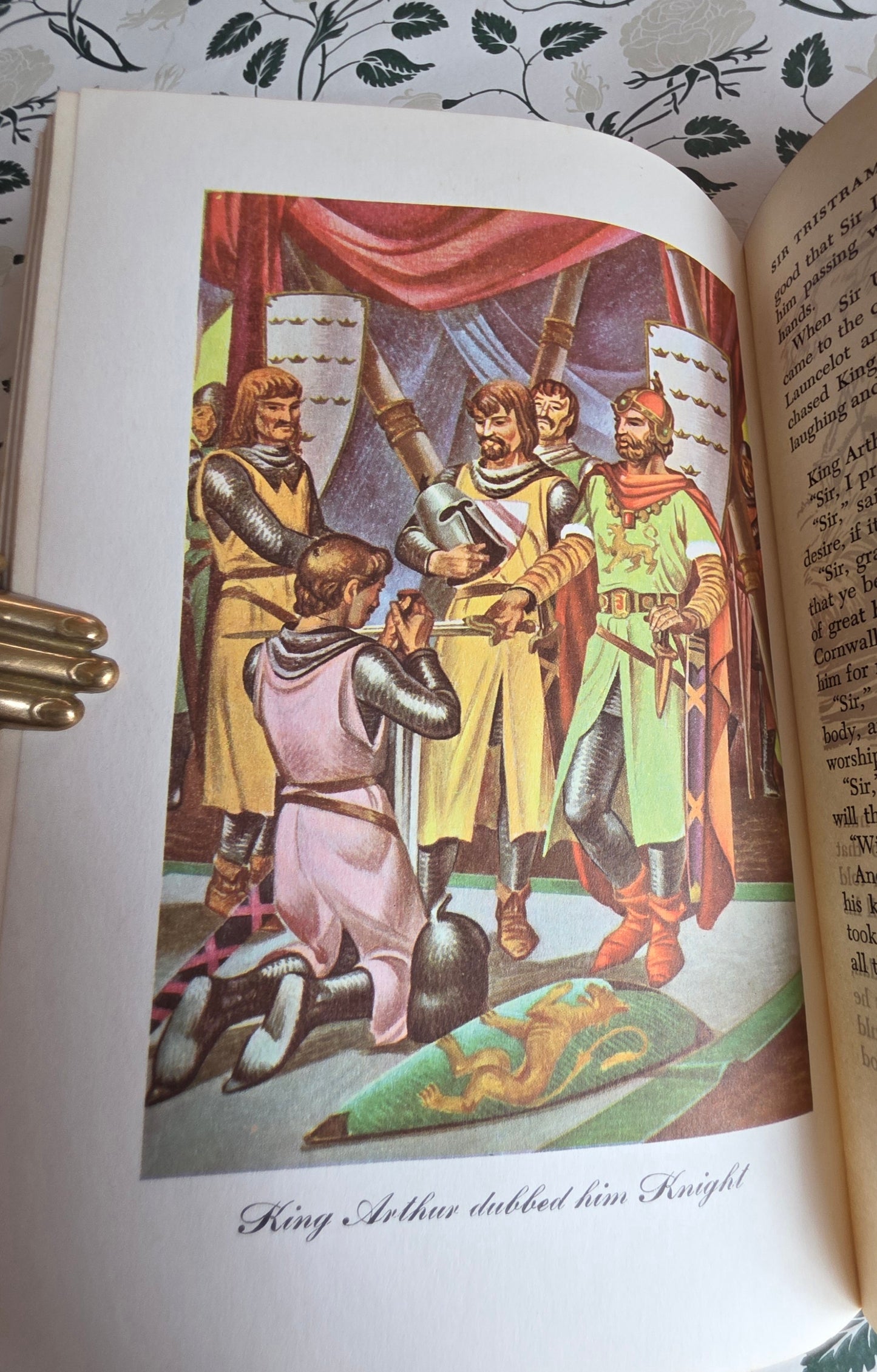 1950 King Arthur and His Knights of the Round Table - Illustrated Vintage Book