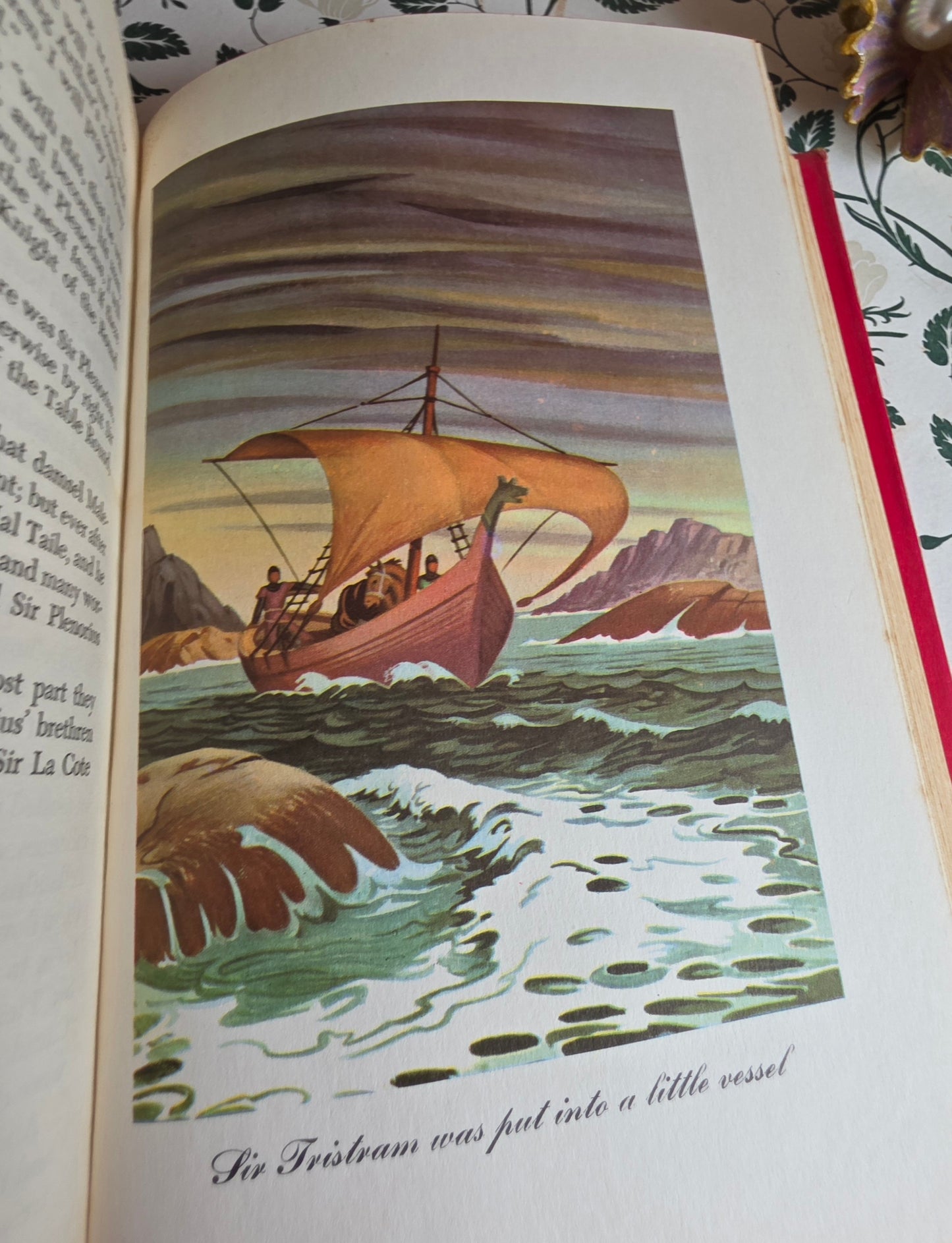 1950 King Arthur and His Knights of the Round Table - Illustrated Vintage Book