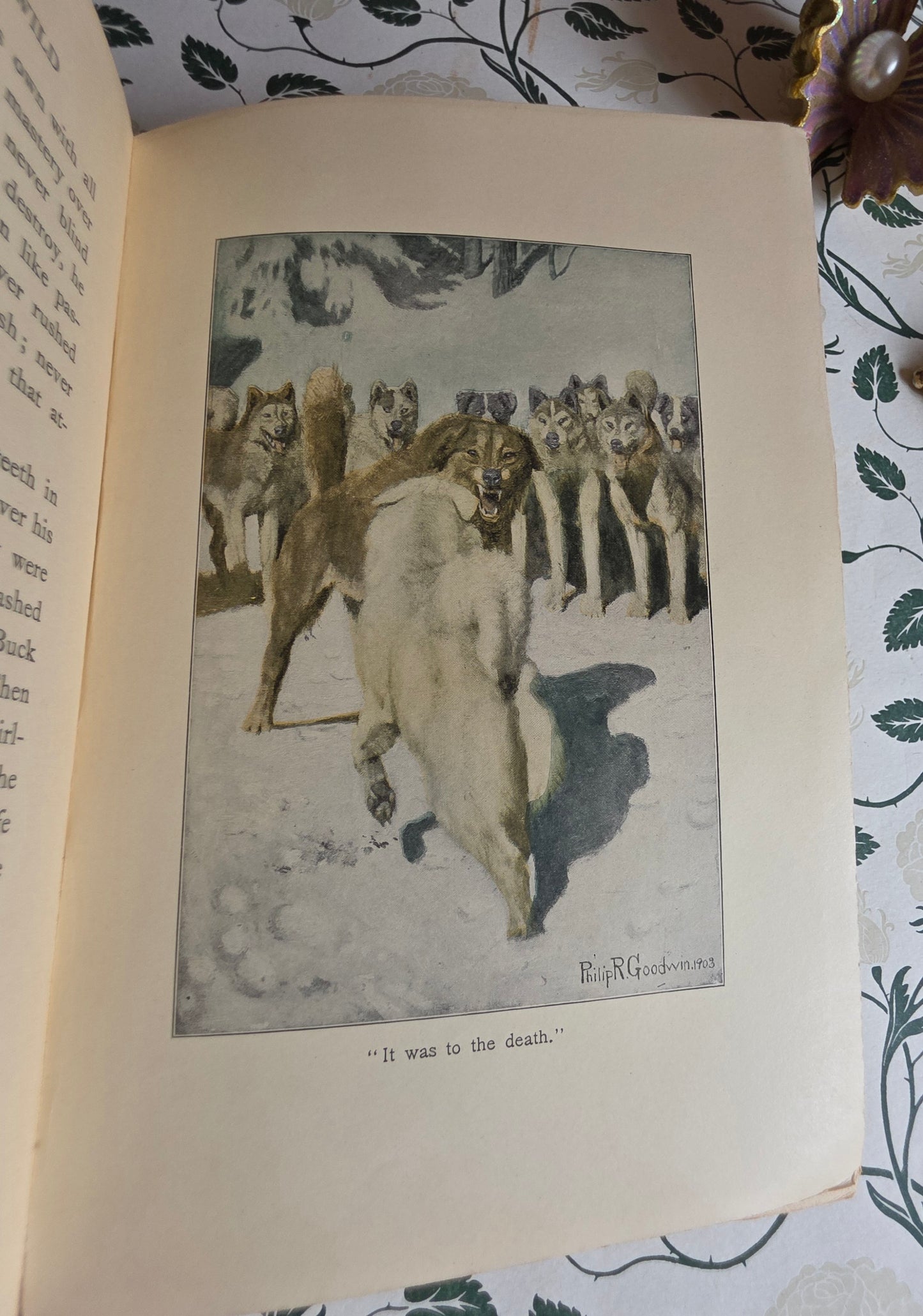 1903 The Call of The Wild by Jack London - SCARCE Early Edition - Illustrated Antique Book
