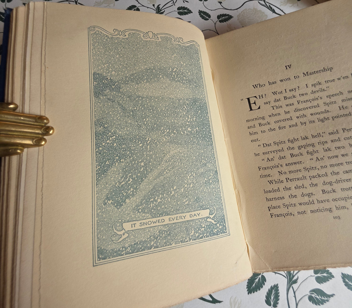 1903 The Call of The Wild by Jack London - SCARCE Early Edition - Illustrated Antique Book