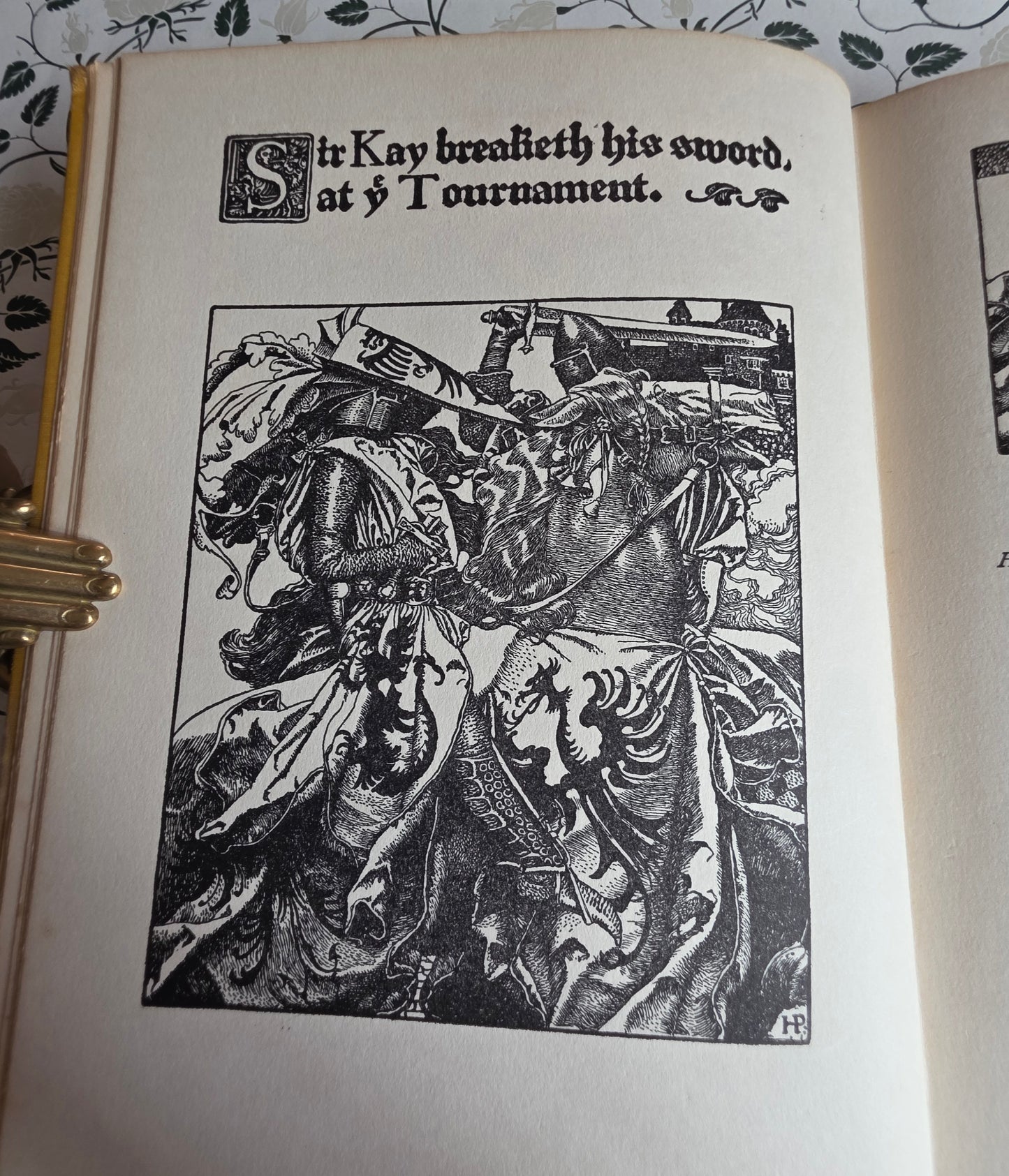 1926 The Story of King Arthur and His Knights - Richly Illustrated Antique Book