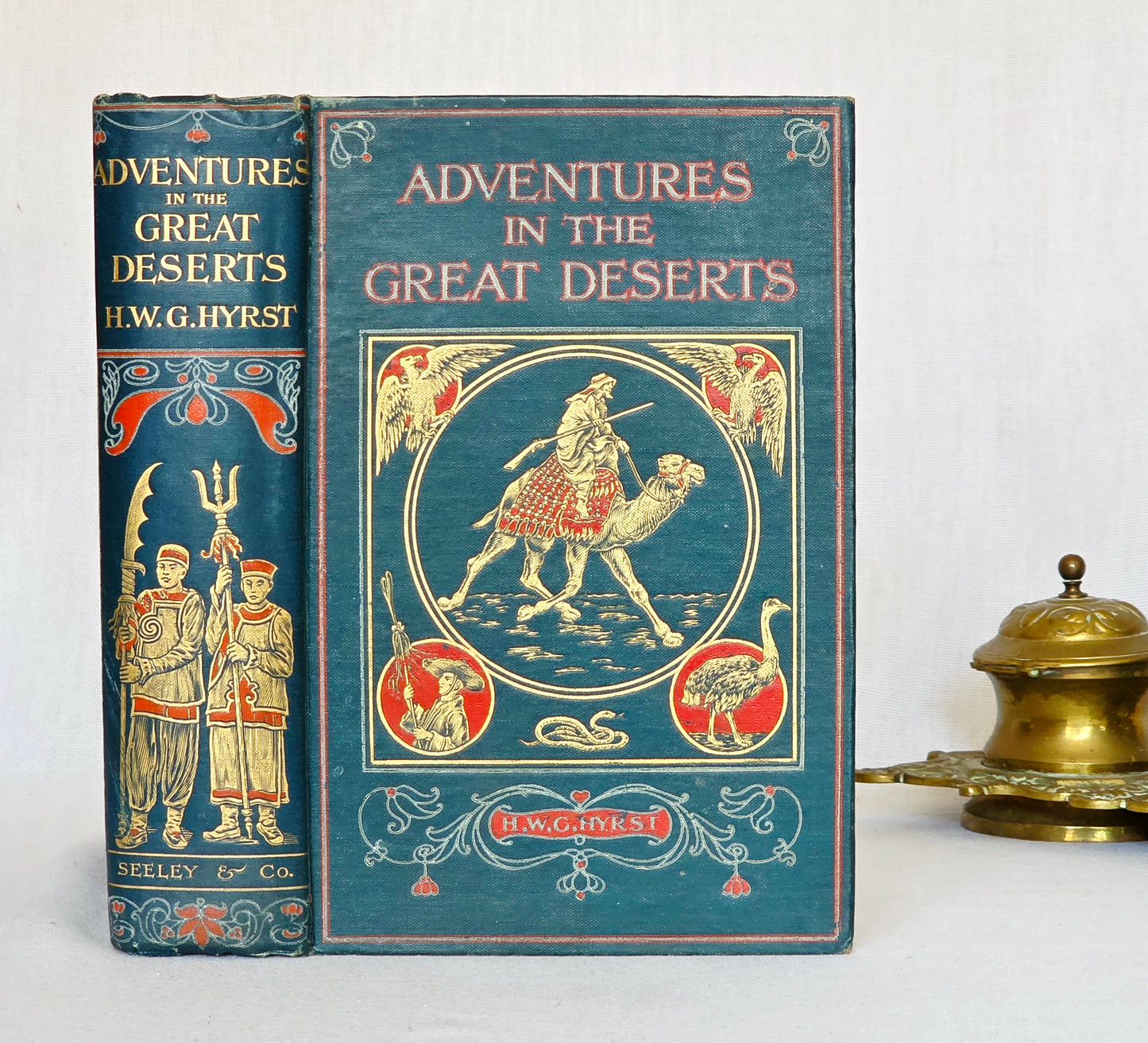 Adventures in The Great Deserts - Scarce, Illustrated Antique Book