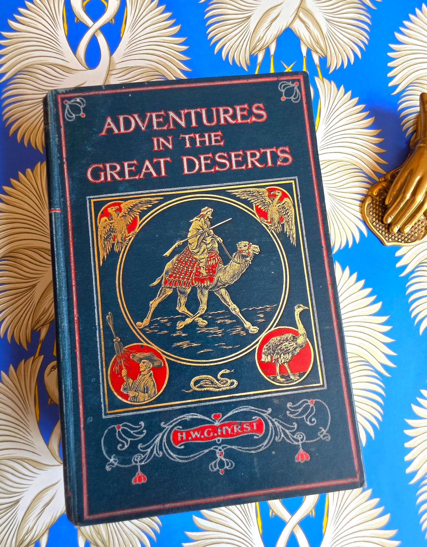 Adventures in The Great Deserts - Scarce, Illustrated Antique Book