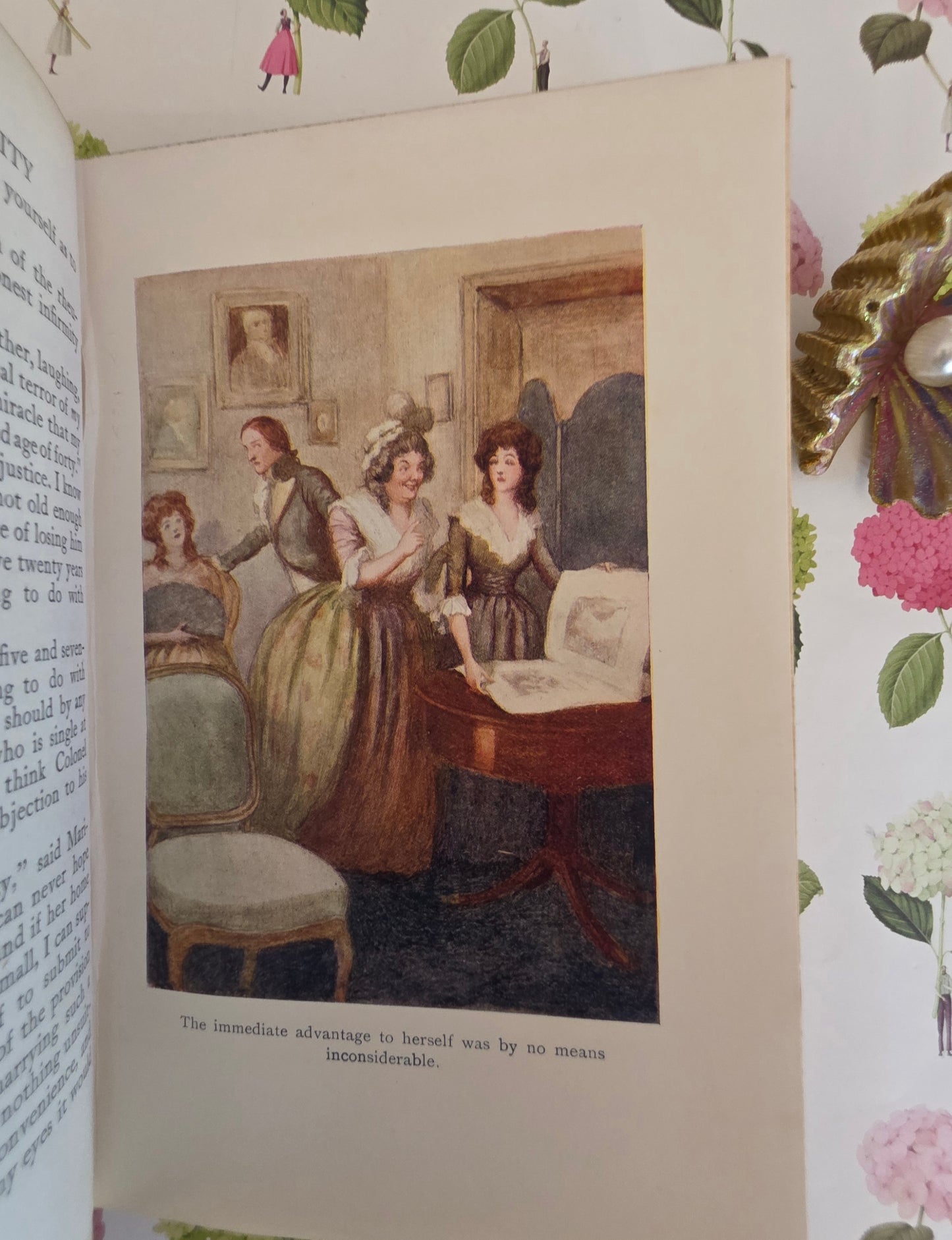 1908 Sense and Sensibility by Jane Austen: Illustrated Antique Book in Two Volumes