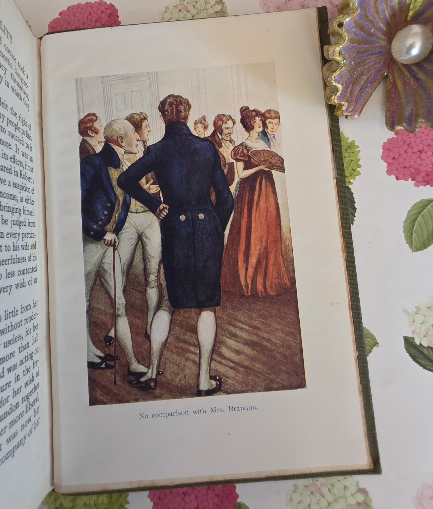 1908 Sense and Sensibility by Jane Austen: Illustrated Antique Book in Two Volumes