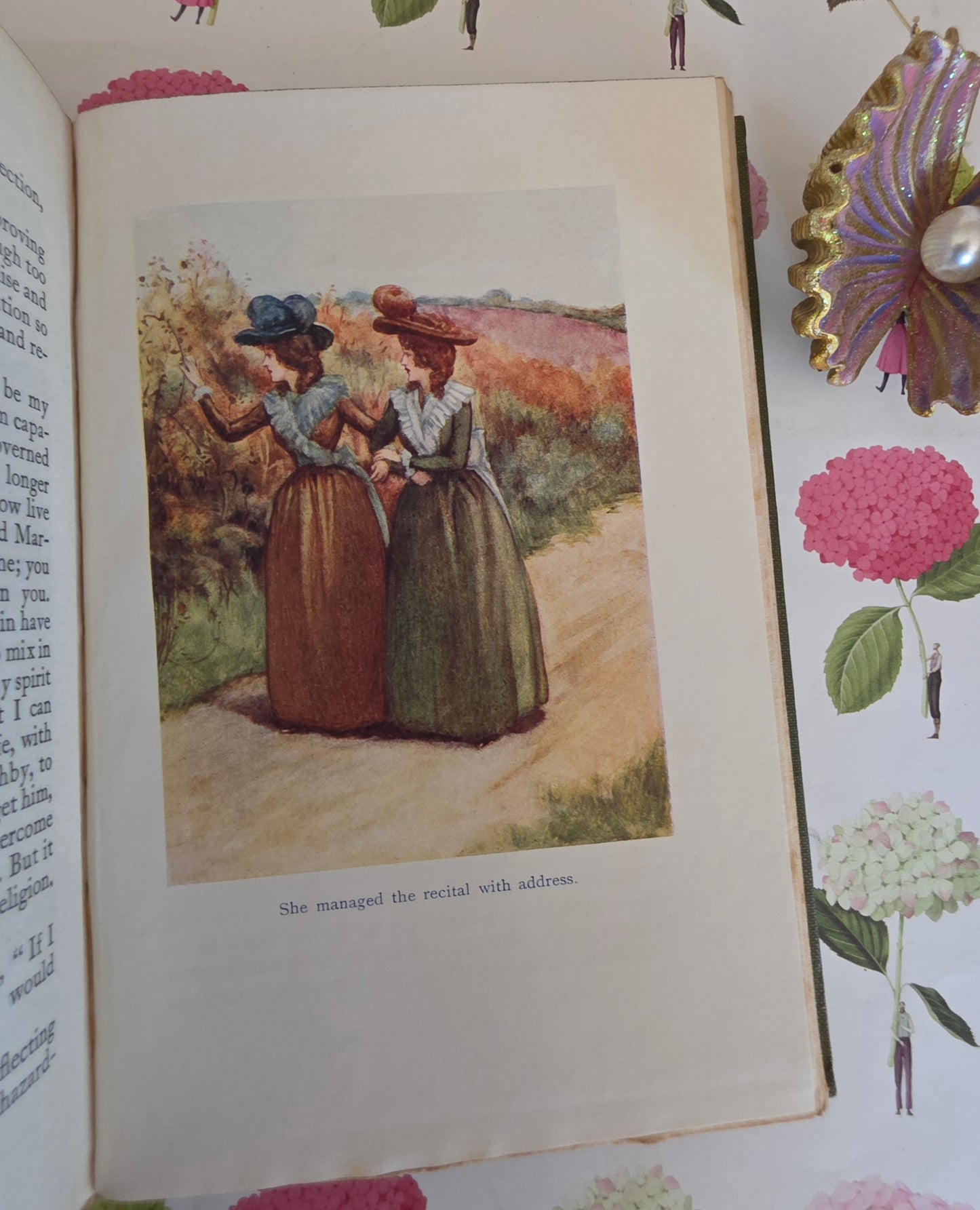 1908 Sense and Sensibility by Jane Austen: Illustrated Antique Book in Two Volumes