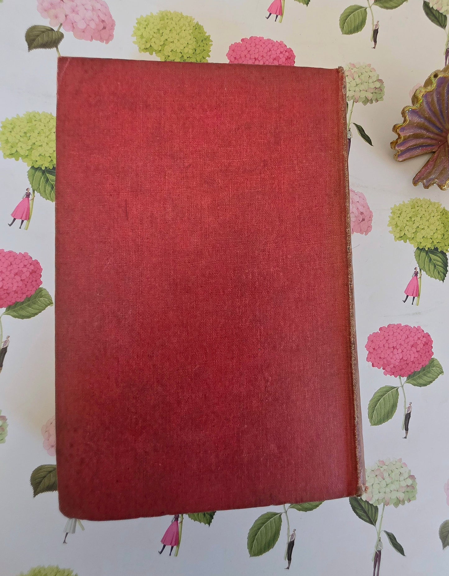 c1900 Mansfield Park by Jane Austen - Ruby Series - Decorative Cloth - Antique Book