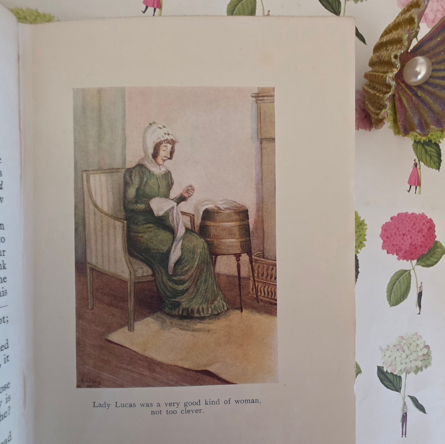 1908 Pride and Prejudice by Jane Austen: Illustrated Antique Book in Two Volumes - *Lacks 3 of the 20 Illustrations*