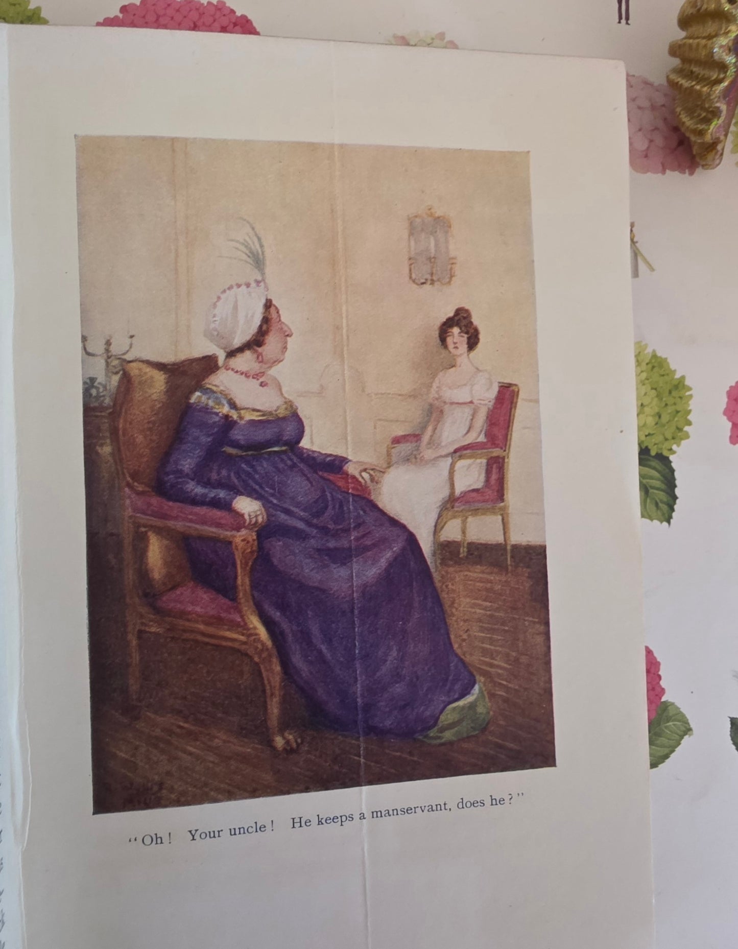 1908 Pride and Prejudice by Jane Austen: Illustrated Antique Book in Two Volumes - *Lacks 3 of the 20 Illustrations*