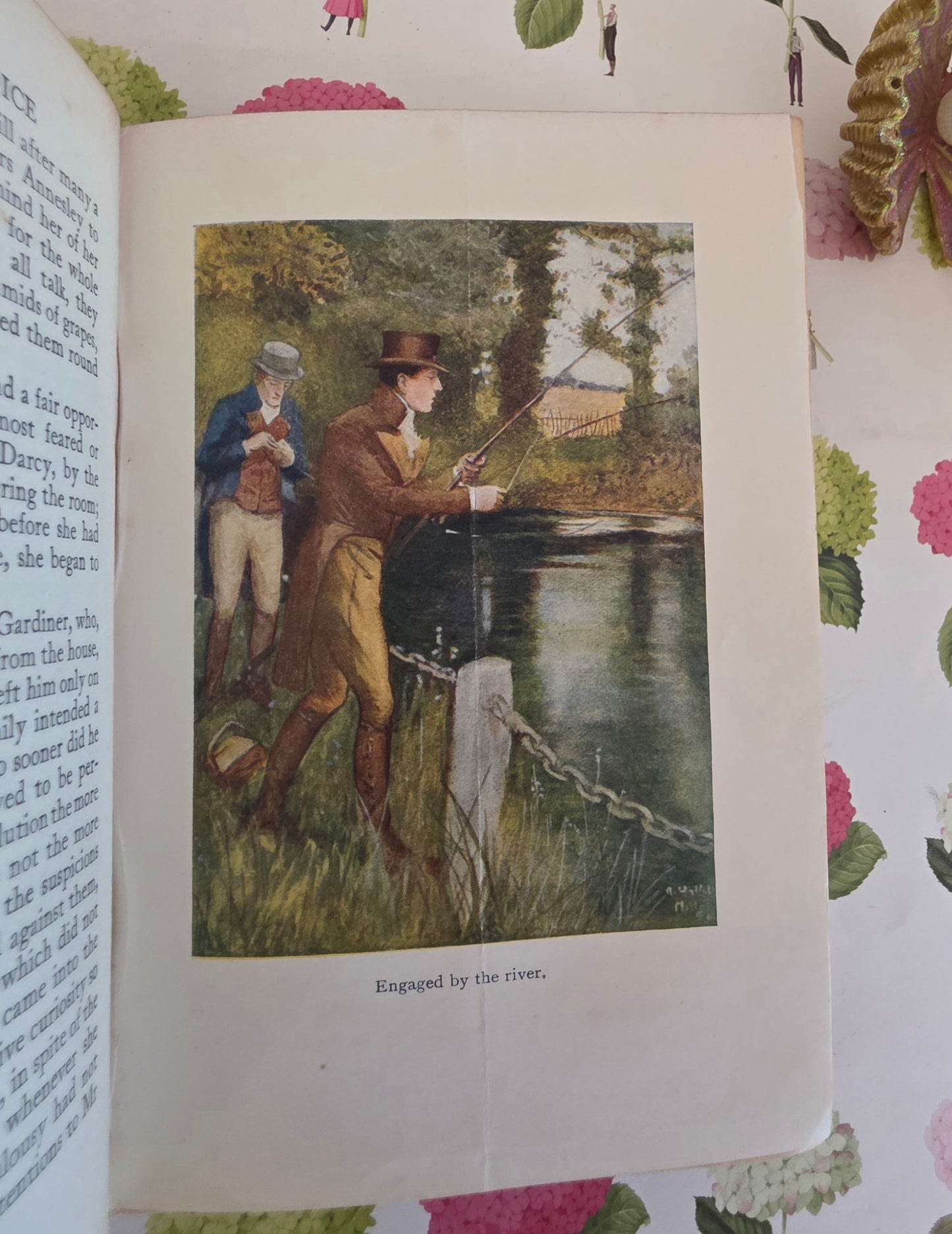 1908 Pride and Prejudice by Jane Austen: Illustrated Antique Book in Two Volumes - *Lacks 3 of the 20 Illustrations*