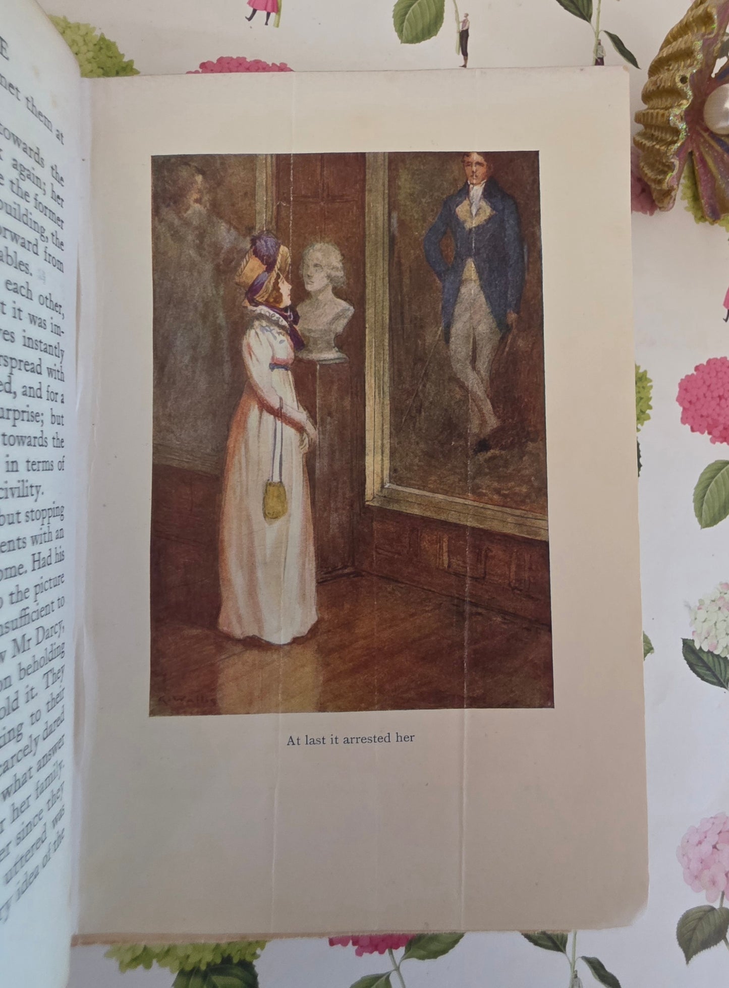 1908 Pride and Prejudice by Jane Austen: Illustrated Antique Book in Two Volumes - *Lacks 3 of the 20 Illustrations*
