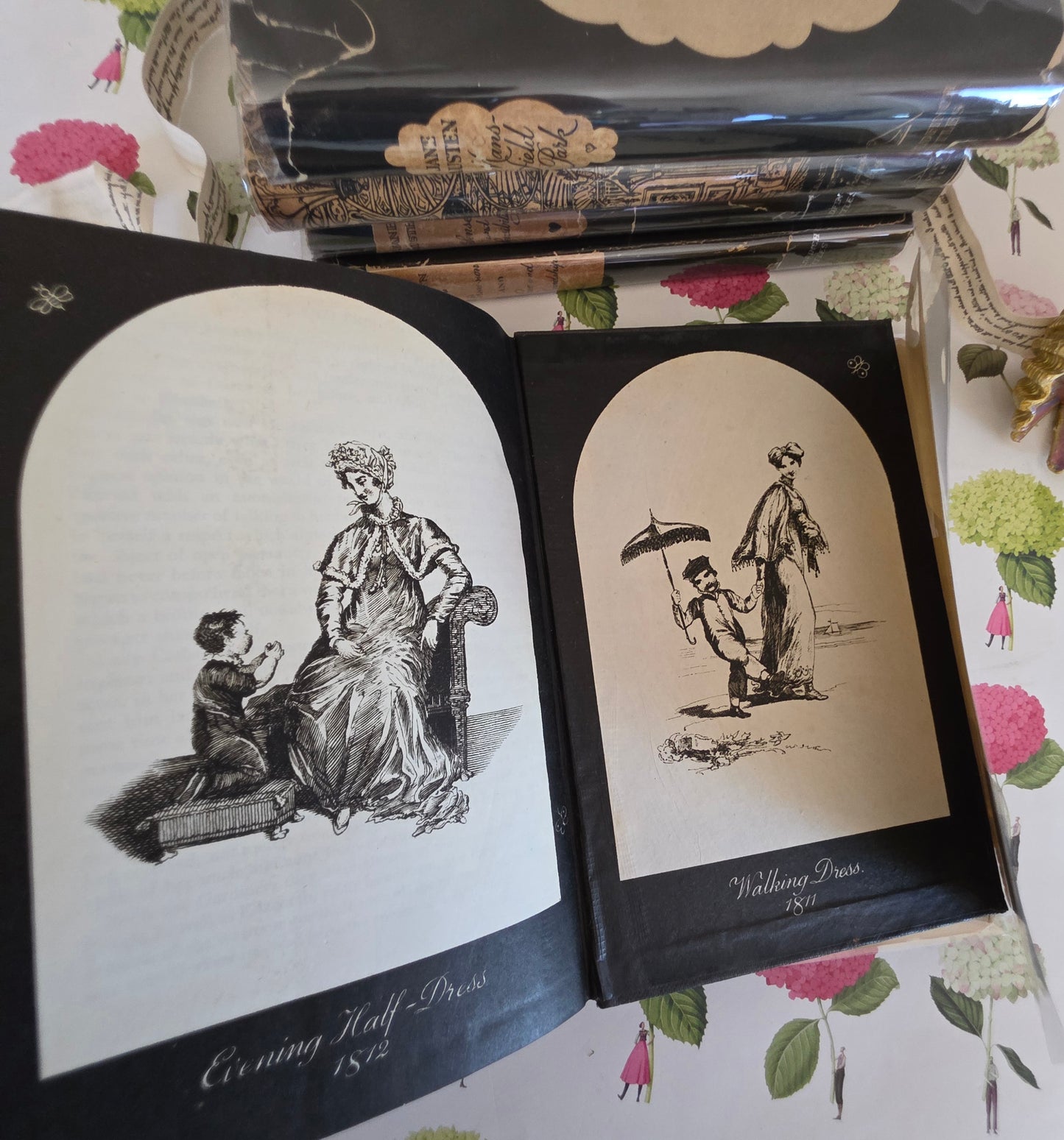 1948 Jane Austen Novels - Set of Five Goldfinch Titles - Vintage Book Set
