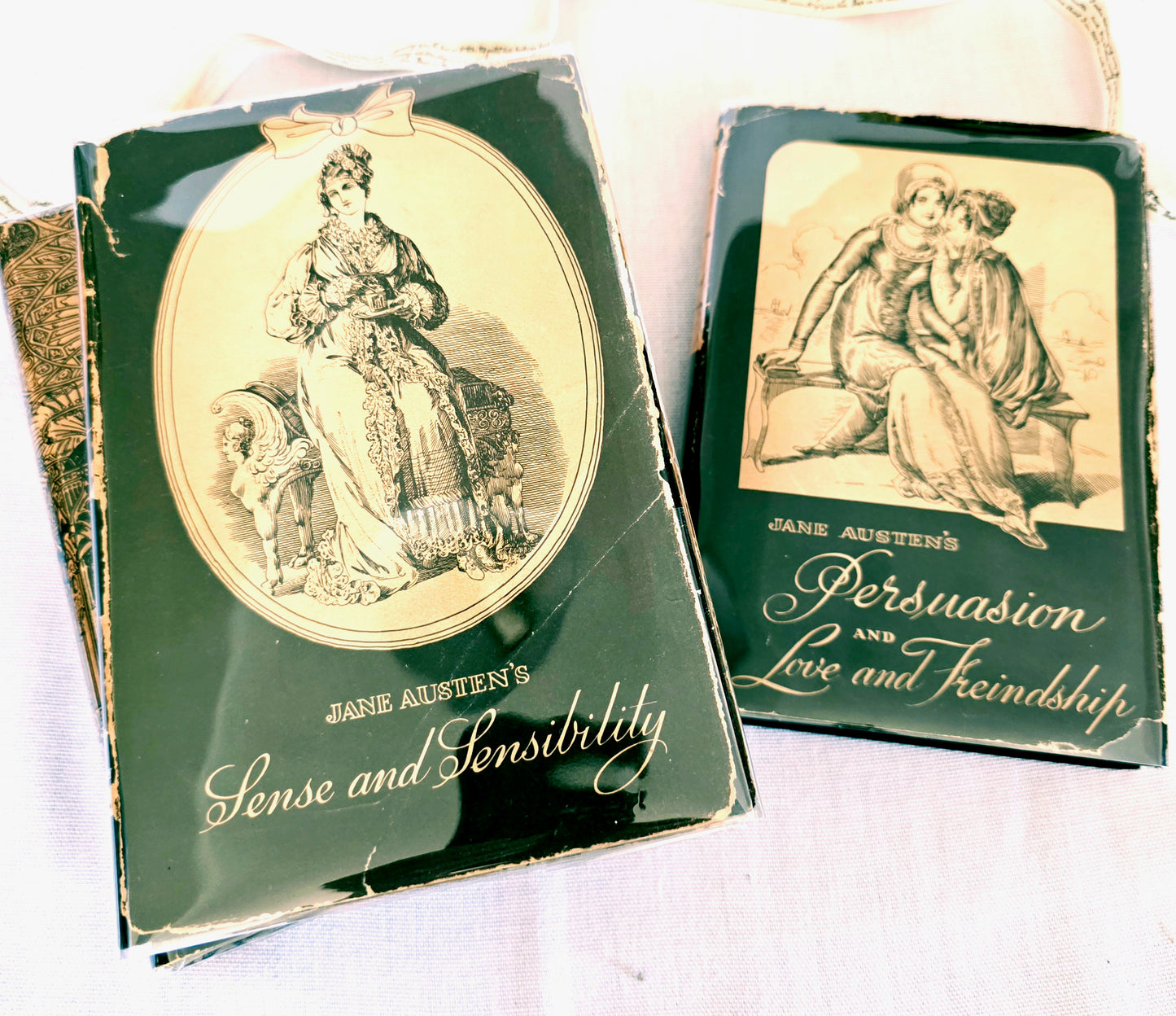 1948 Jane Austen Novels - Set of Five Goldfinch Titles - Vintage Book Set