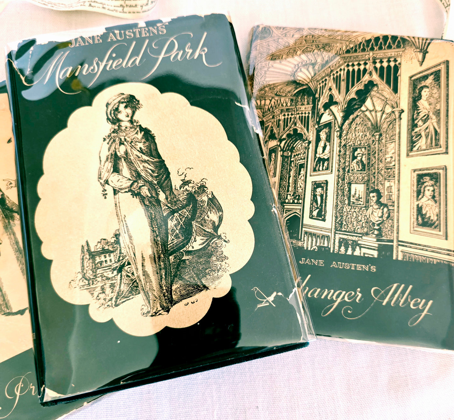1948 Jane Austen Novels - Set of Five Goldfinch Titles - Vintage Book Set