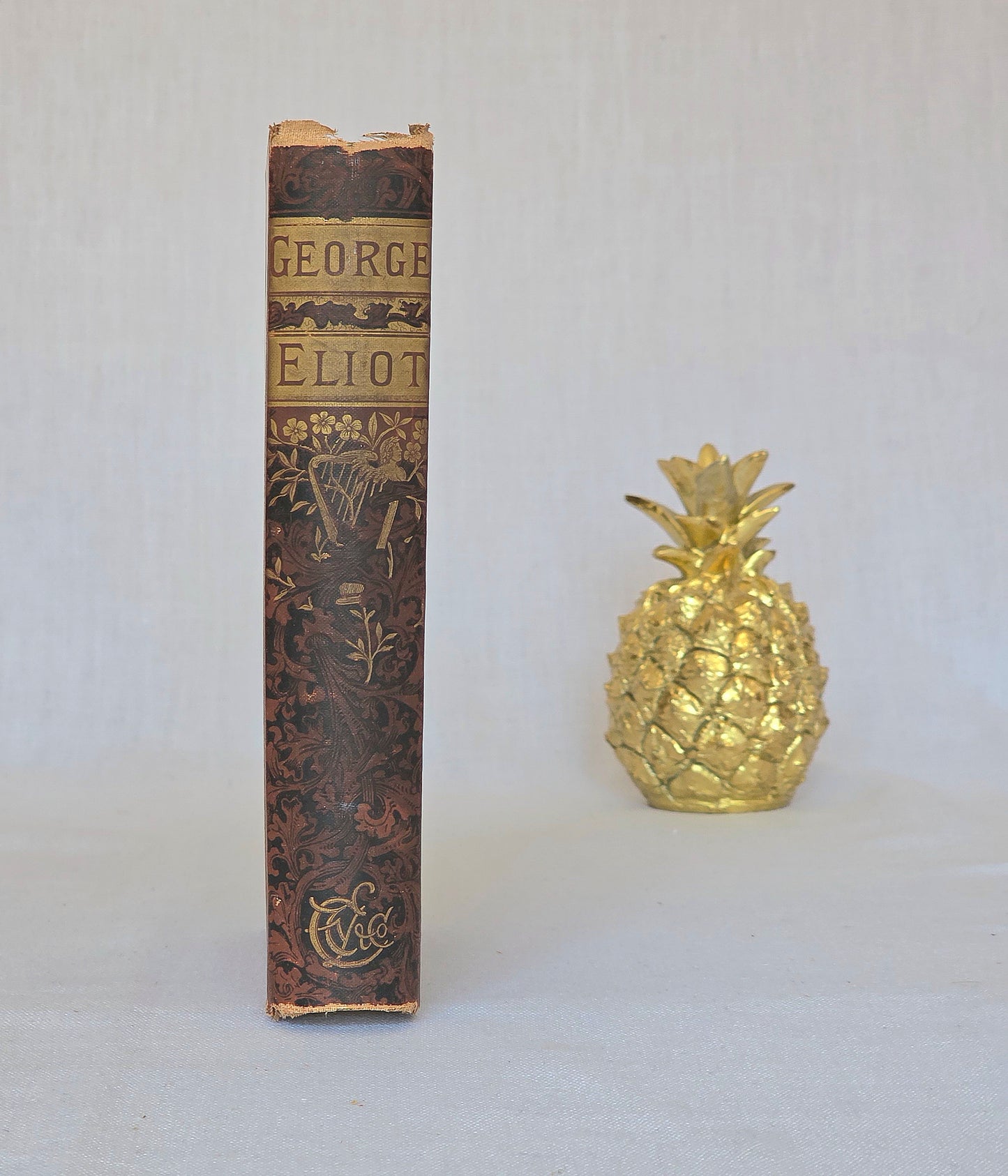 1884 Scarce - Poems of George Eliot - Antique Hardback Book