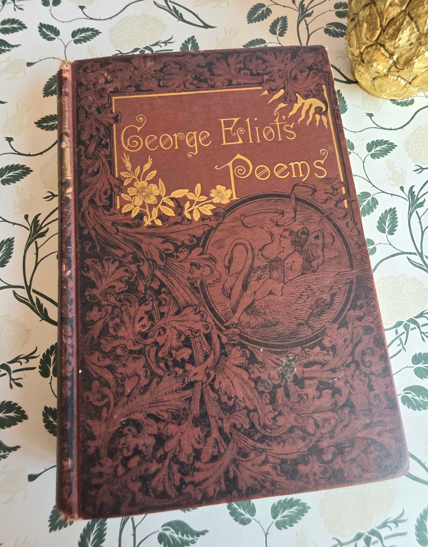 1884 Scarce - Poems of George Eliot - Antique Hardback Book