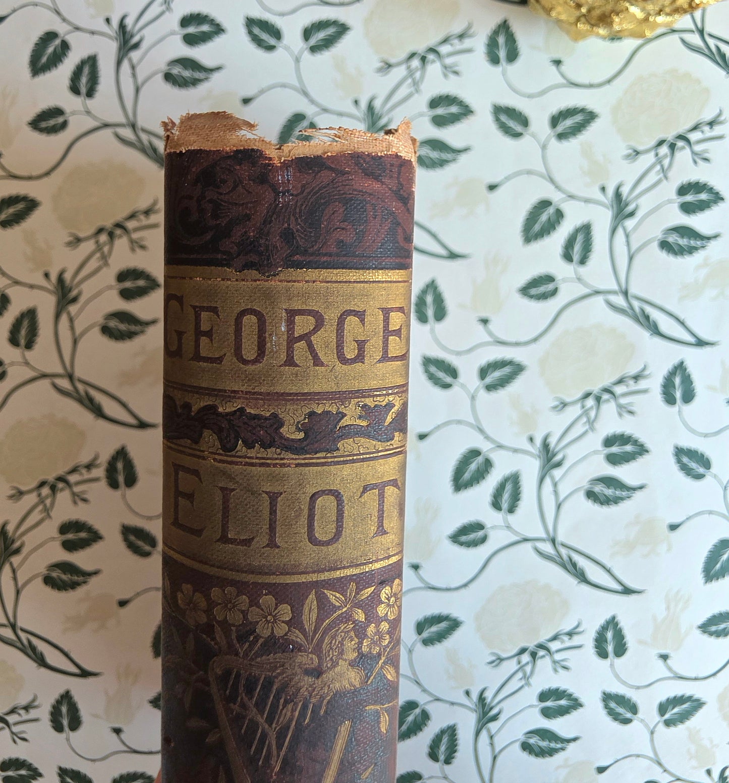 1884 Scarce - Poems of George Eliot - Antique Hardback Book