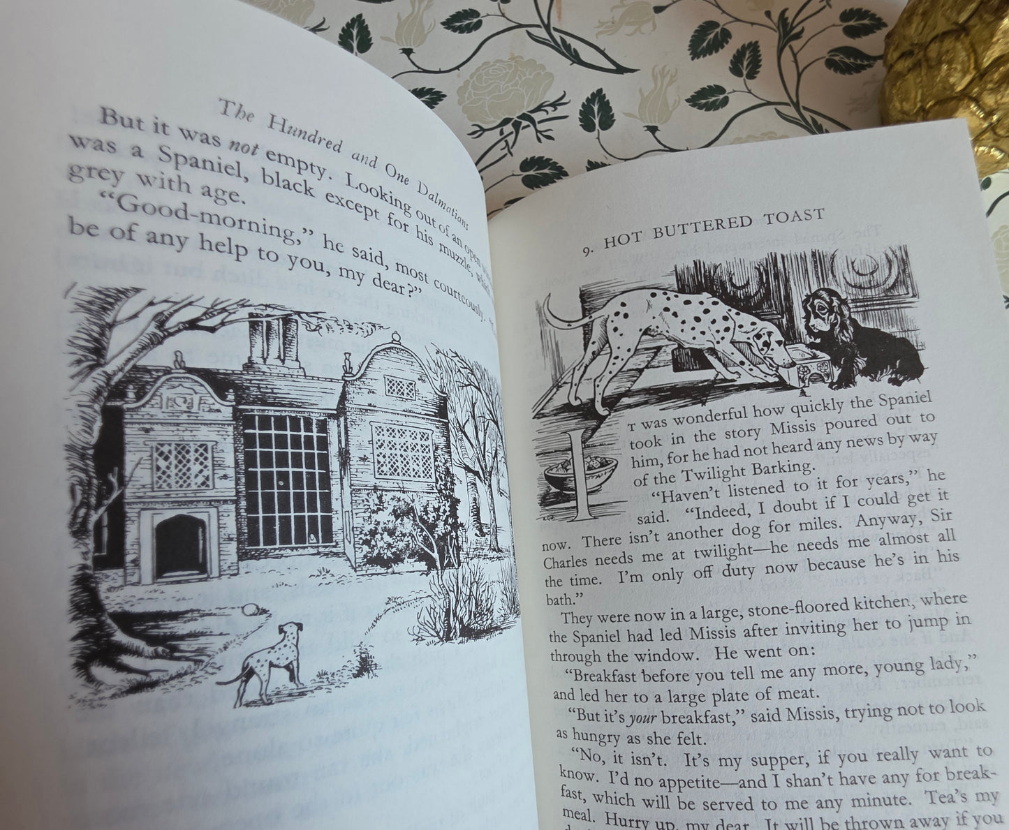 1979 The Hundred and One Dalmatians and Sequel The Starlight Barking by Dodie Smith - Vintage Book Set
