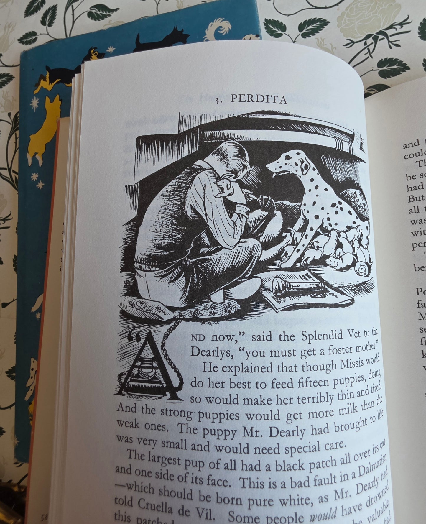 1979 The Hundred and One Dalmatians and Sequel The Starlight Barking by Dodie Smith - Vintage Book Set