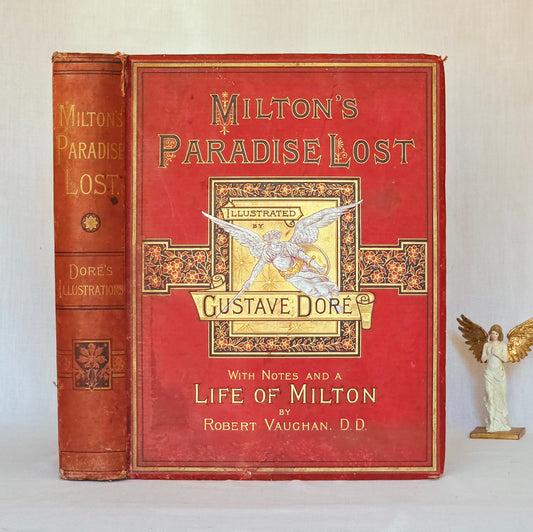 1882 Milton's Paradise Lost - Illustrated by Gustave Doré - Large Antique Hardback Book
