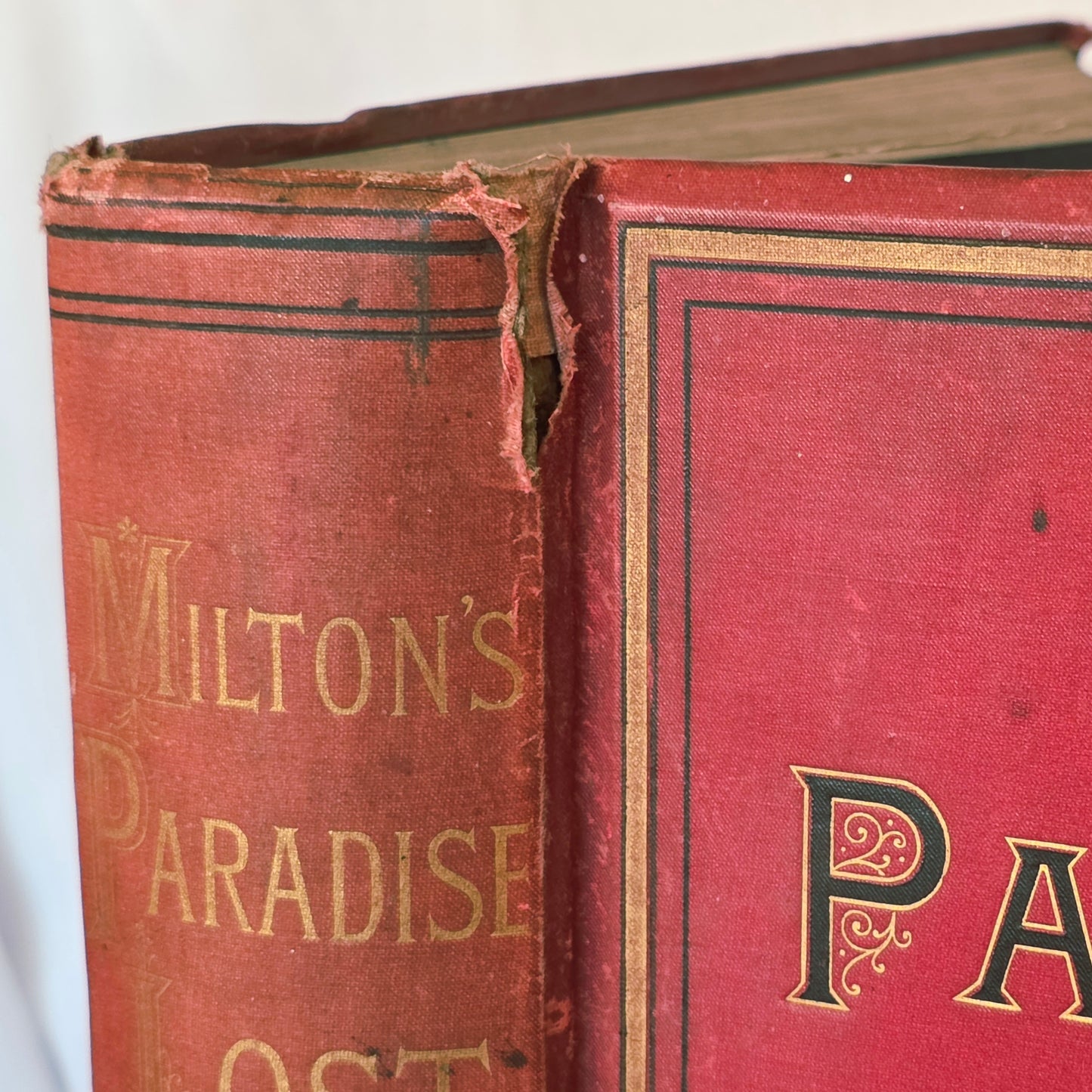 1882 Milton's Paradise Lost - Illustrated by Gustave Doré - Large Antique Hardback Book