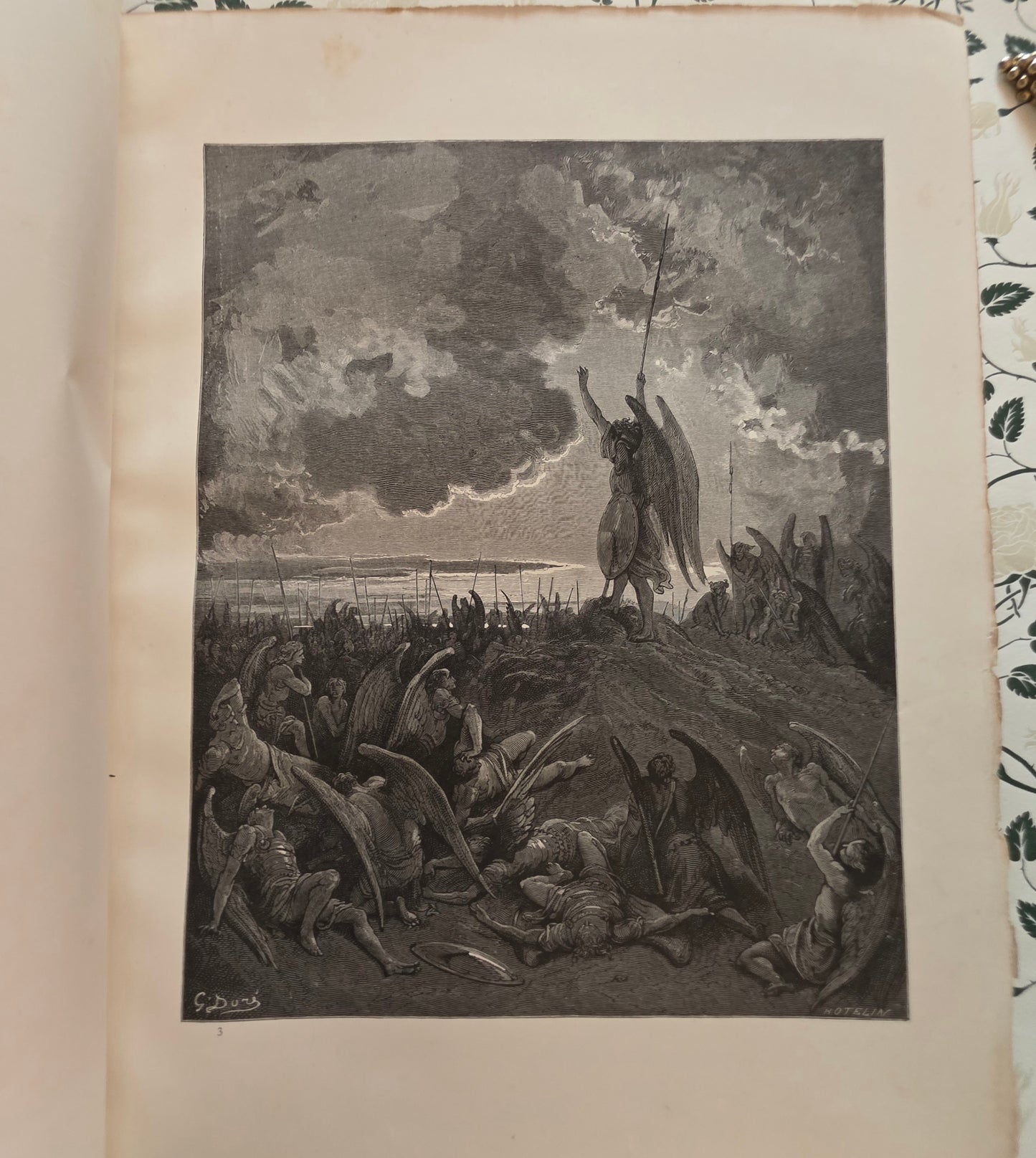 1882 Milton's Paradise Lost - Illustrated by Gustave Doré - Large Antique Hardback Book