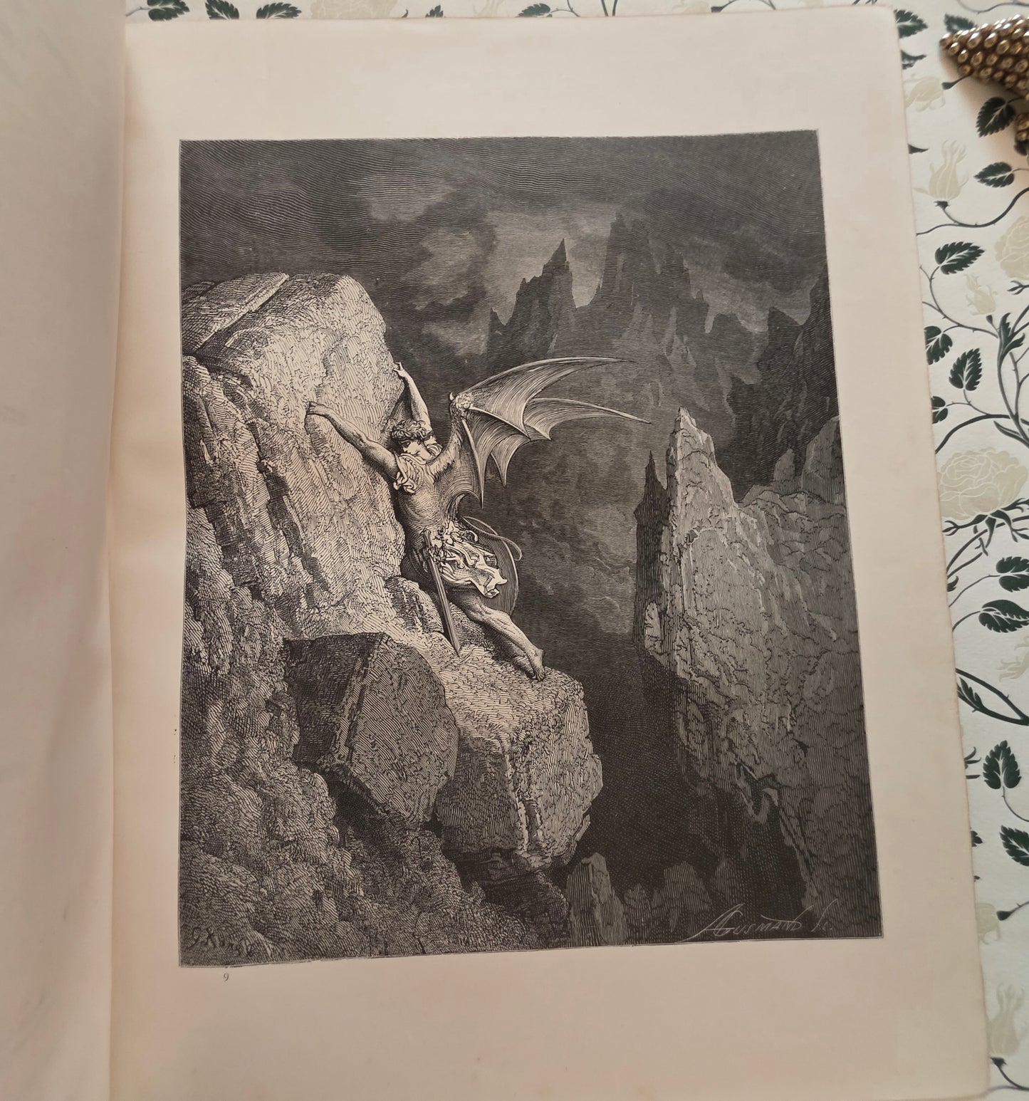 1882 Milton's Paradise Lost - Illustrated by Gustave Doré - Large Antique Hardback Book