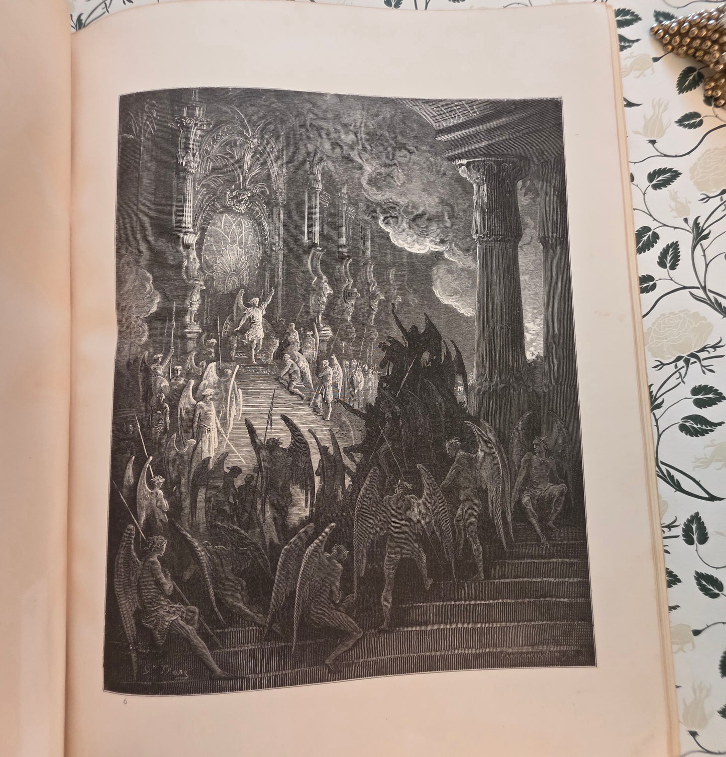 1882 Milton's Paradise Lost - Illustrated by Gustave Doré - Large Antique Hardback Book