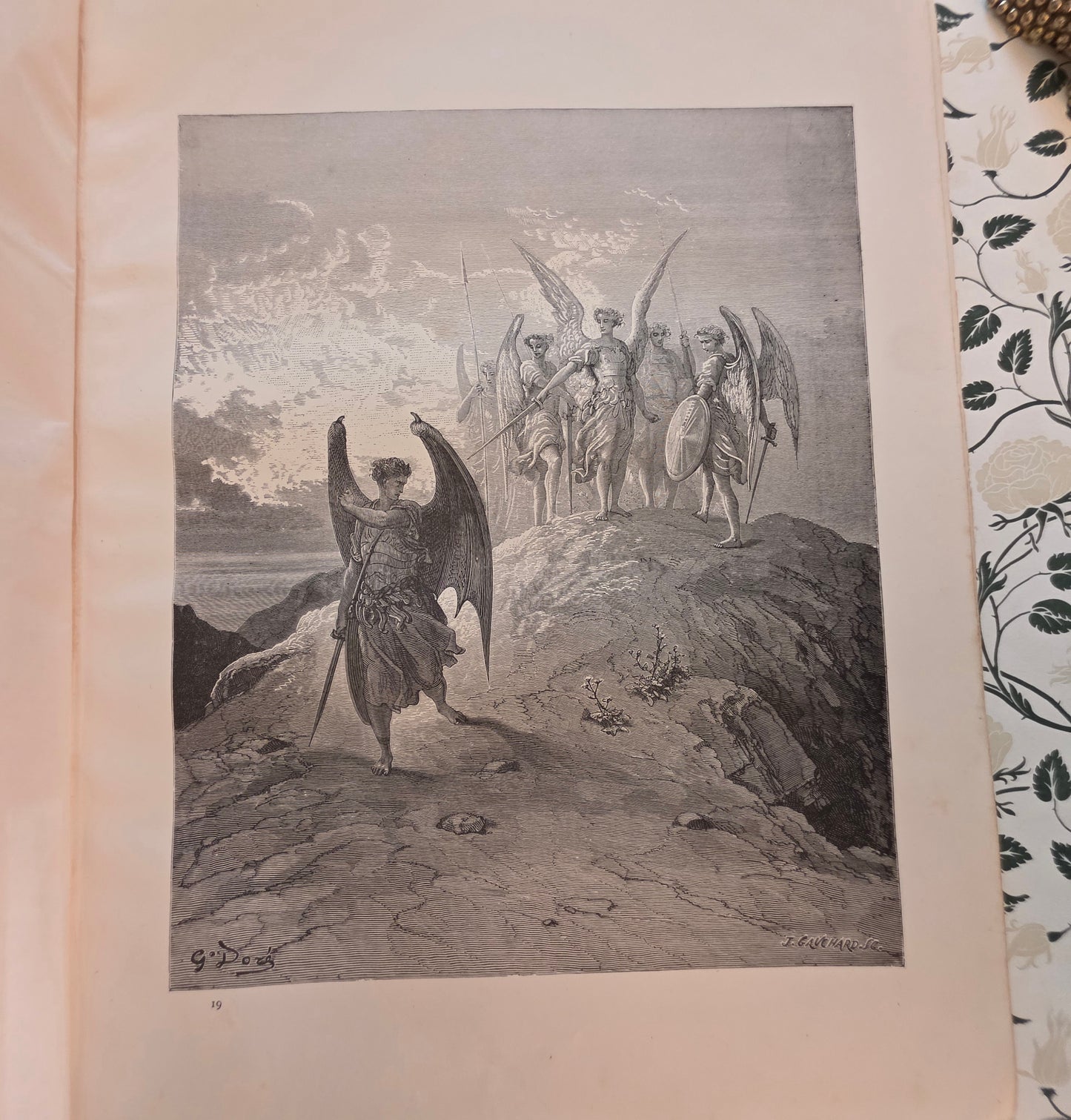1882 Milton's Paradise Lost - Illustrated by Gustave Doré - Large Antique Hardback Book